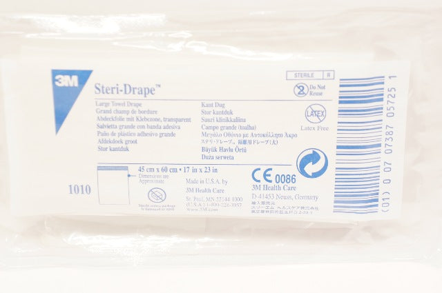3M 1010 Steri-Drape Large Towel Drape 17inch x 23inch (Approx.) (x)