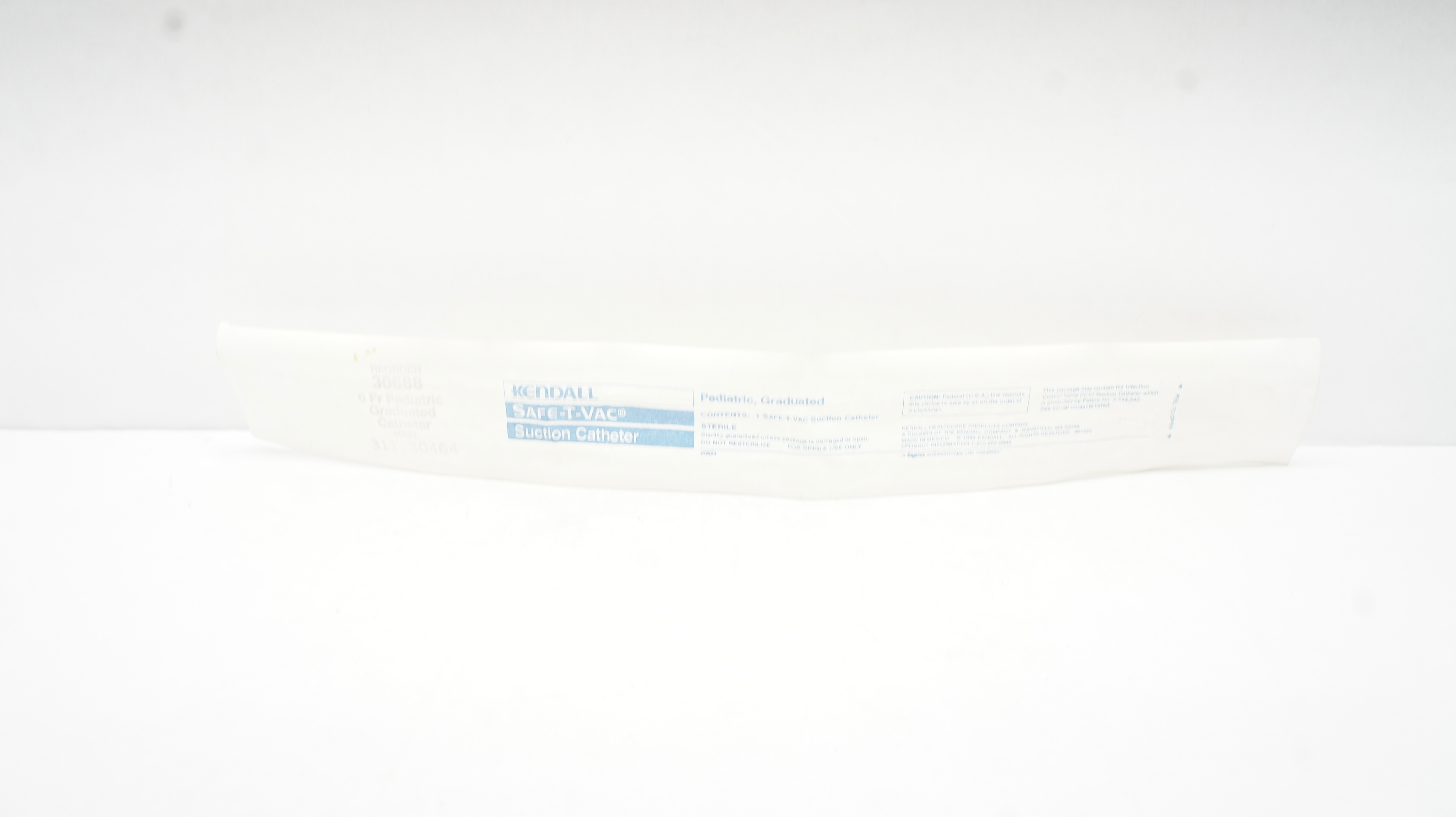 Tyco 30688 Kendall Safe-T-Vac 6 Fr Pediatric Graduated Suction Cath.