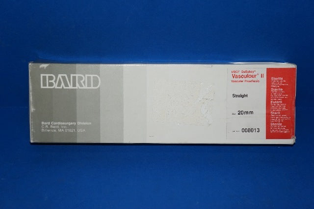 Bard 008013 USCI DeBakey Vasculour II Prosthesis Straight 20mm