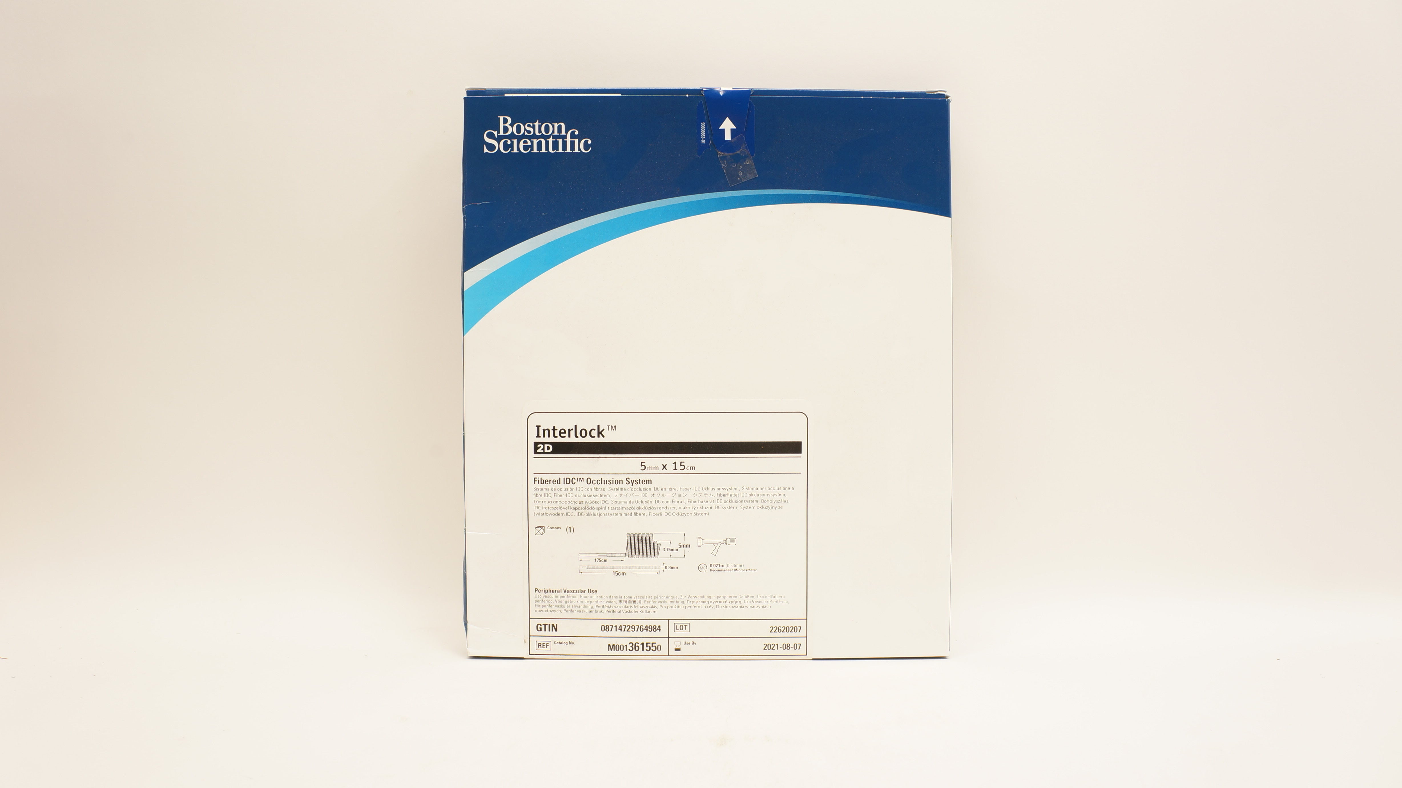 Boston Scientific 36155 Interlock Fibered IDC Occlusion System 5mm x 15cm