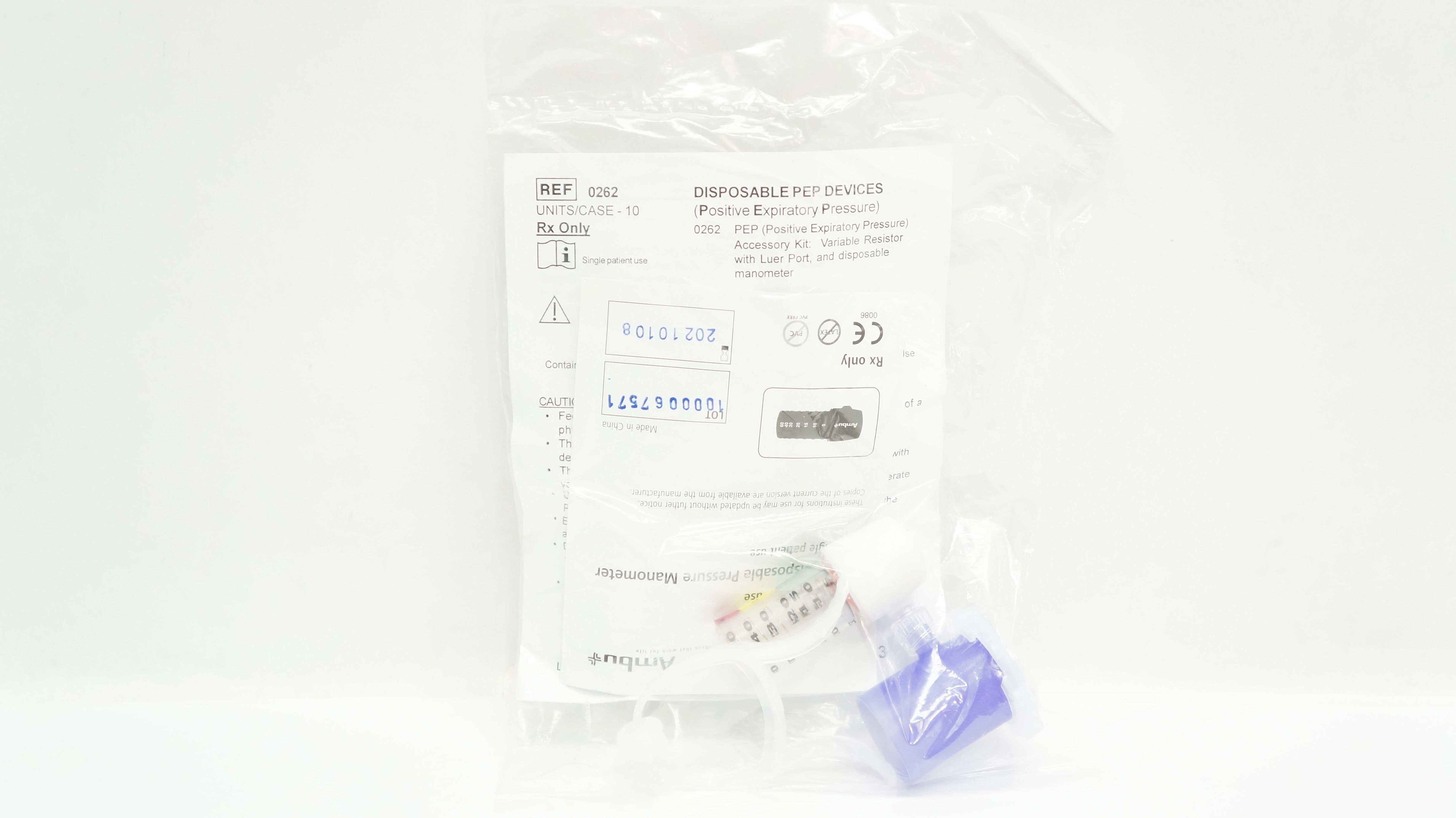 Westmed 0262 Disposable Positive Expiratory Pressure Devices