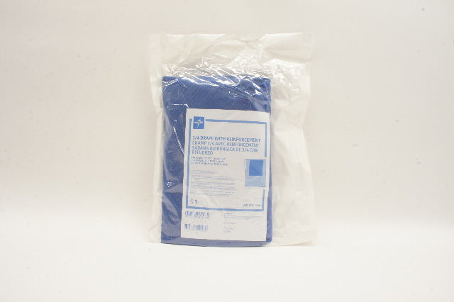 Medline DYNJP2416 3/4 Drape with Reinforcement, Fan-Folded 53 inch x 77 inch