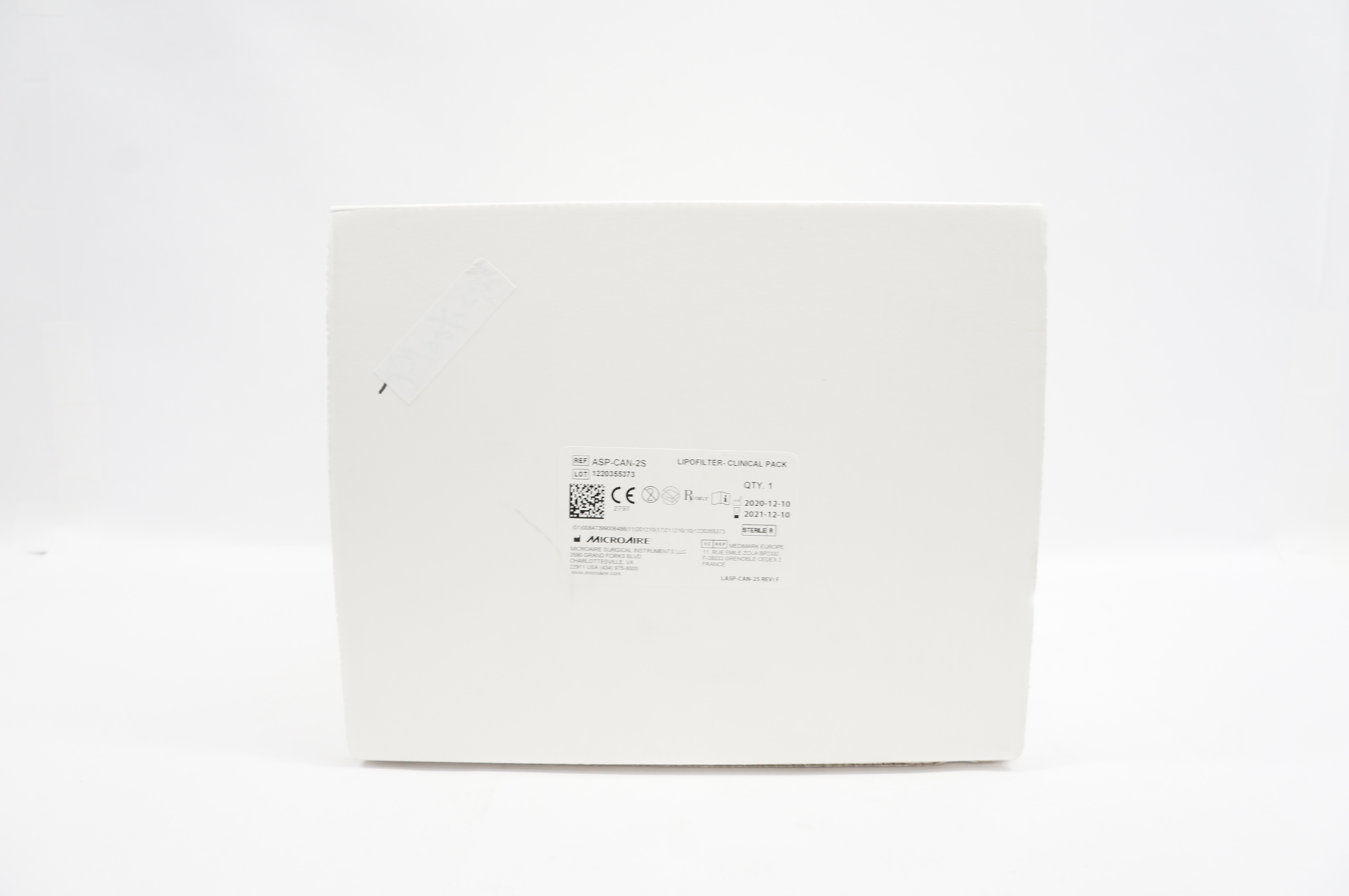 MicroAire ASP-CAN-2S Lipofilter - Clinical Pack (x)