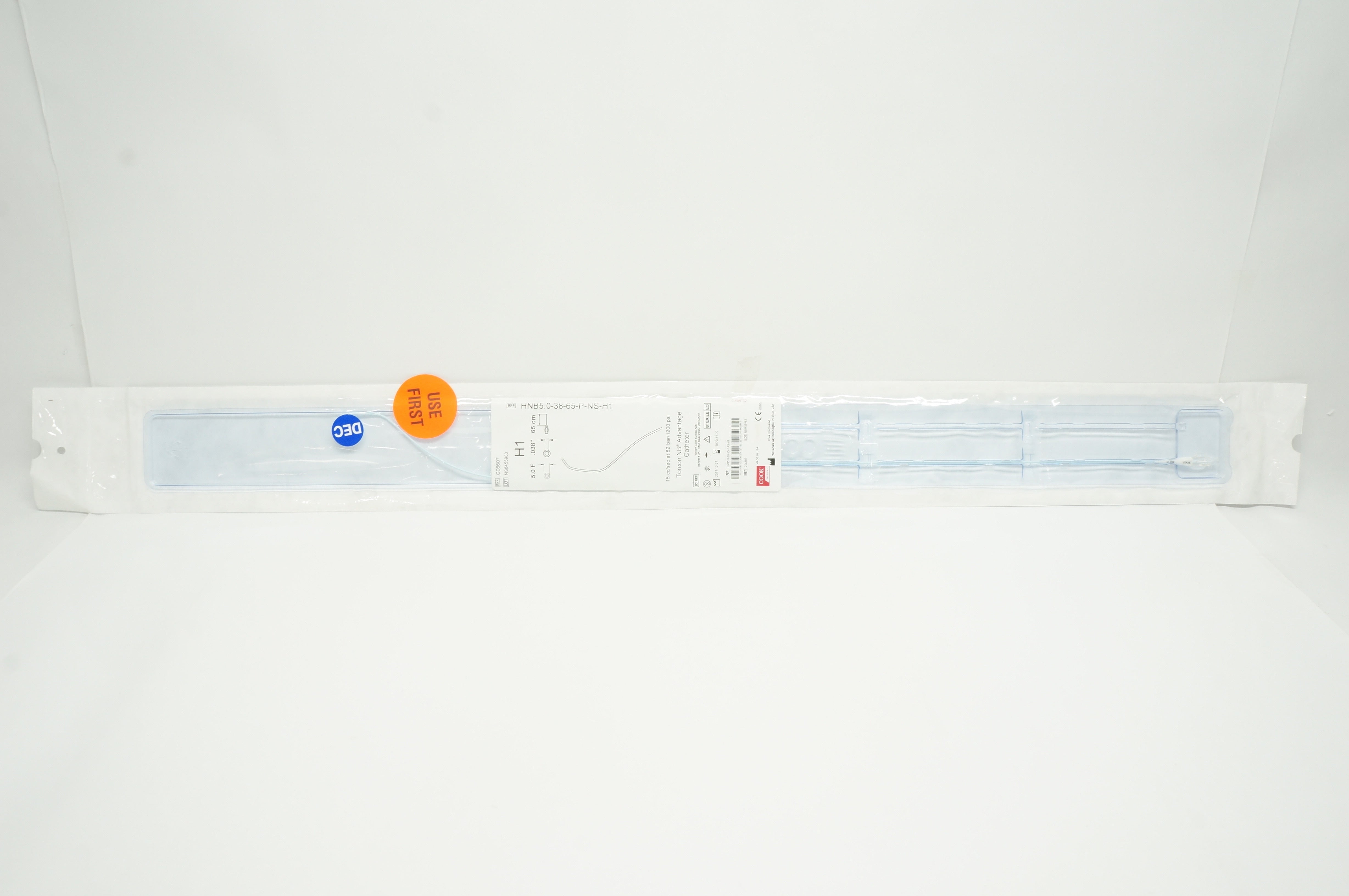 Cook Medical G06607 Torcon NB Advantage Cath. 5.0F x 0.038in x 65cm (x)
