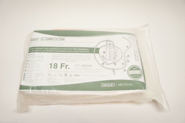 303318A ~ Bard Infection Control Foley Cath Tray 18Fr. (x)