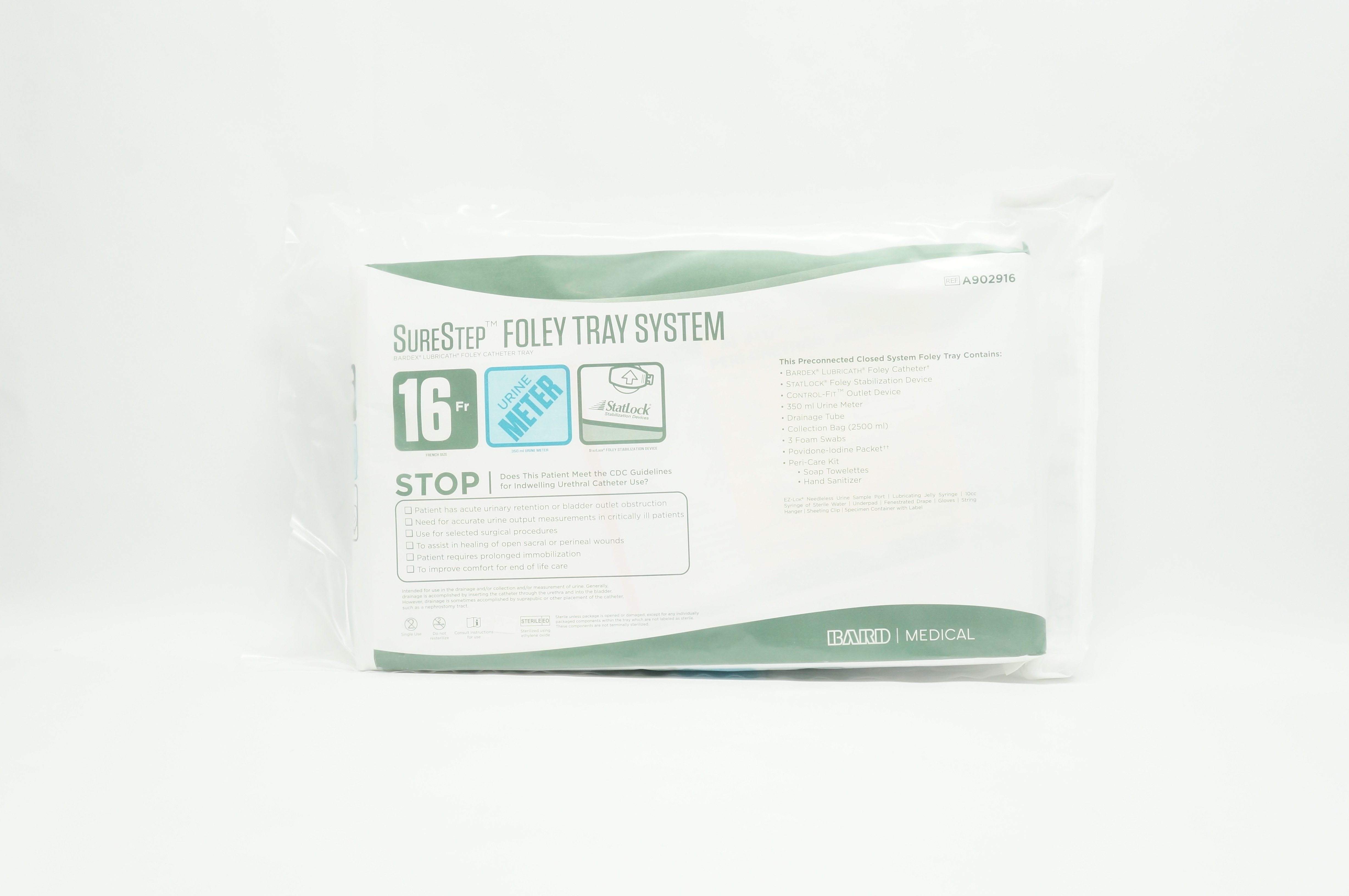 Bard A902916 SureStep Foley Tray System 16Fr.