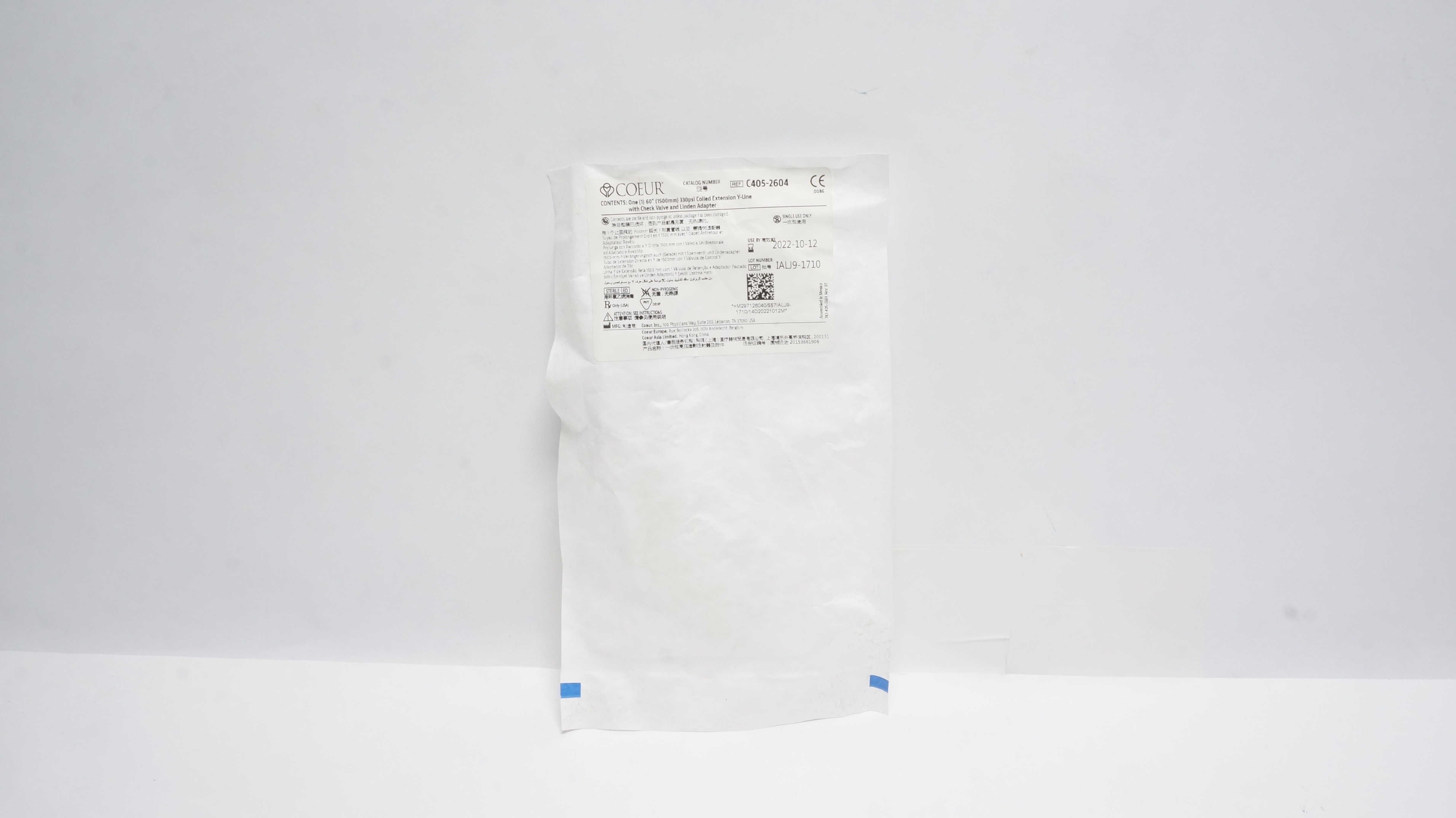 Coeur C405-2604 60In 330psi Coiled Extension SY-Line W/Check Valve & Adapter (x)