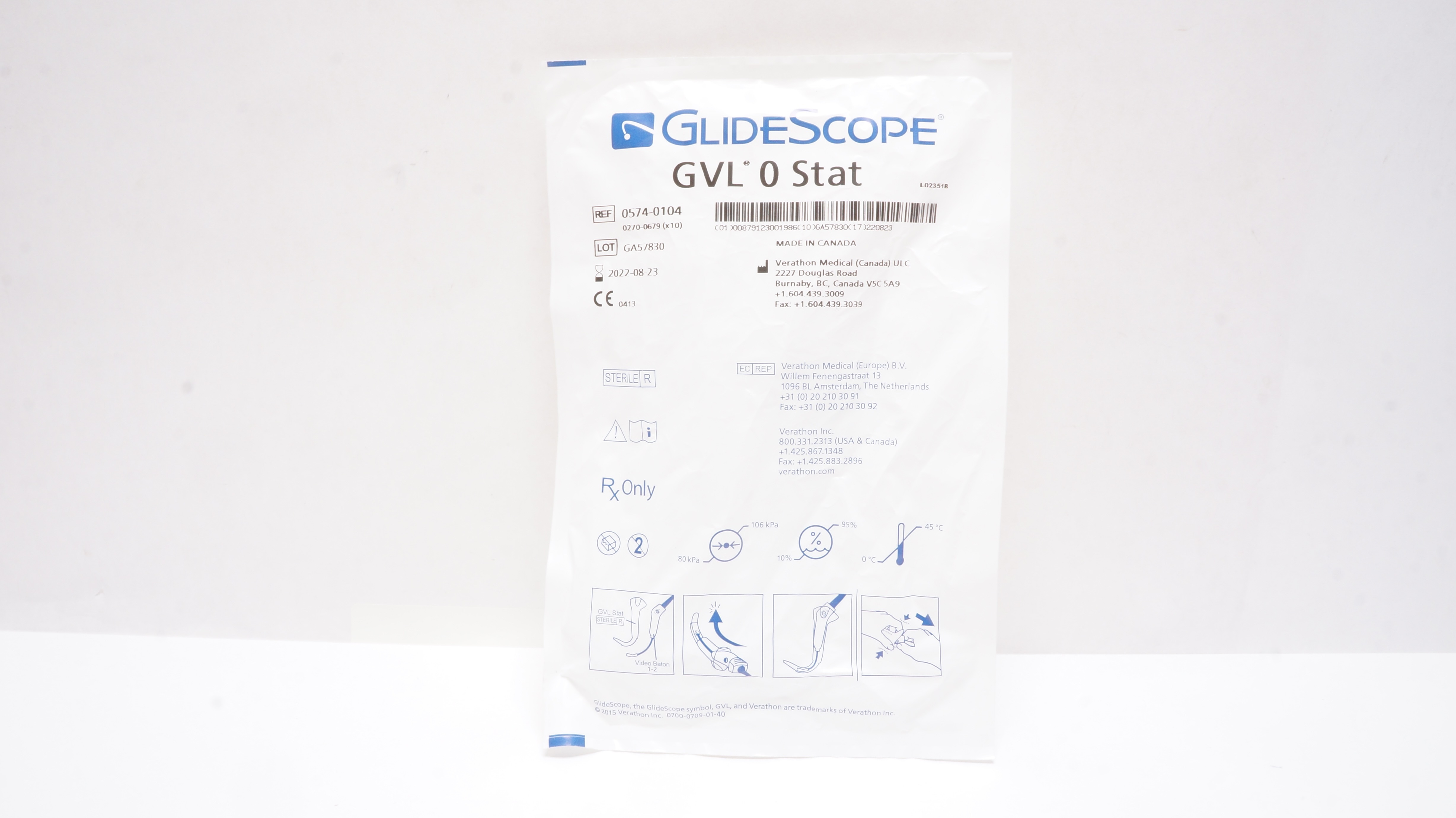 GlideScope 0574-0104 GVL 0 Stat (x)