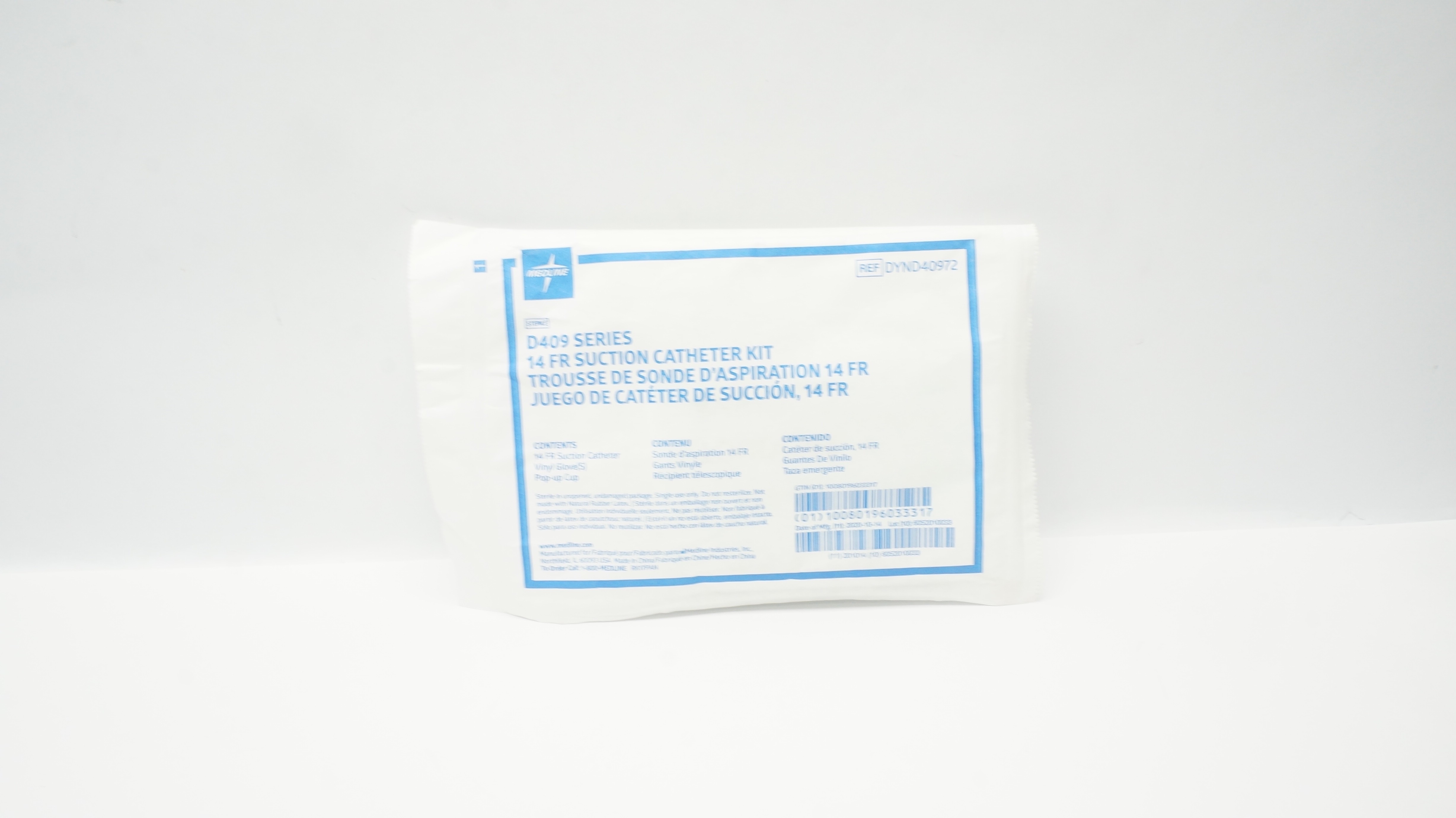 Medline DYND40972 Suction Cath. Kit D409 Series 14Fr