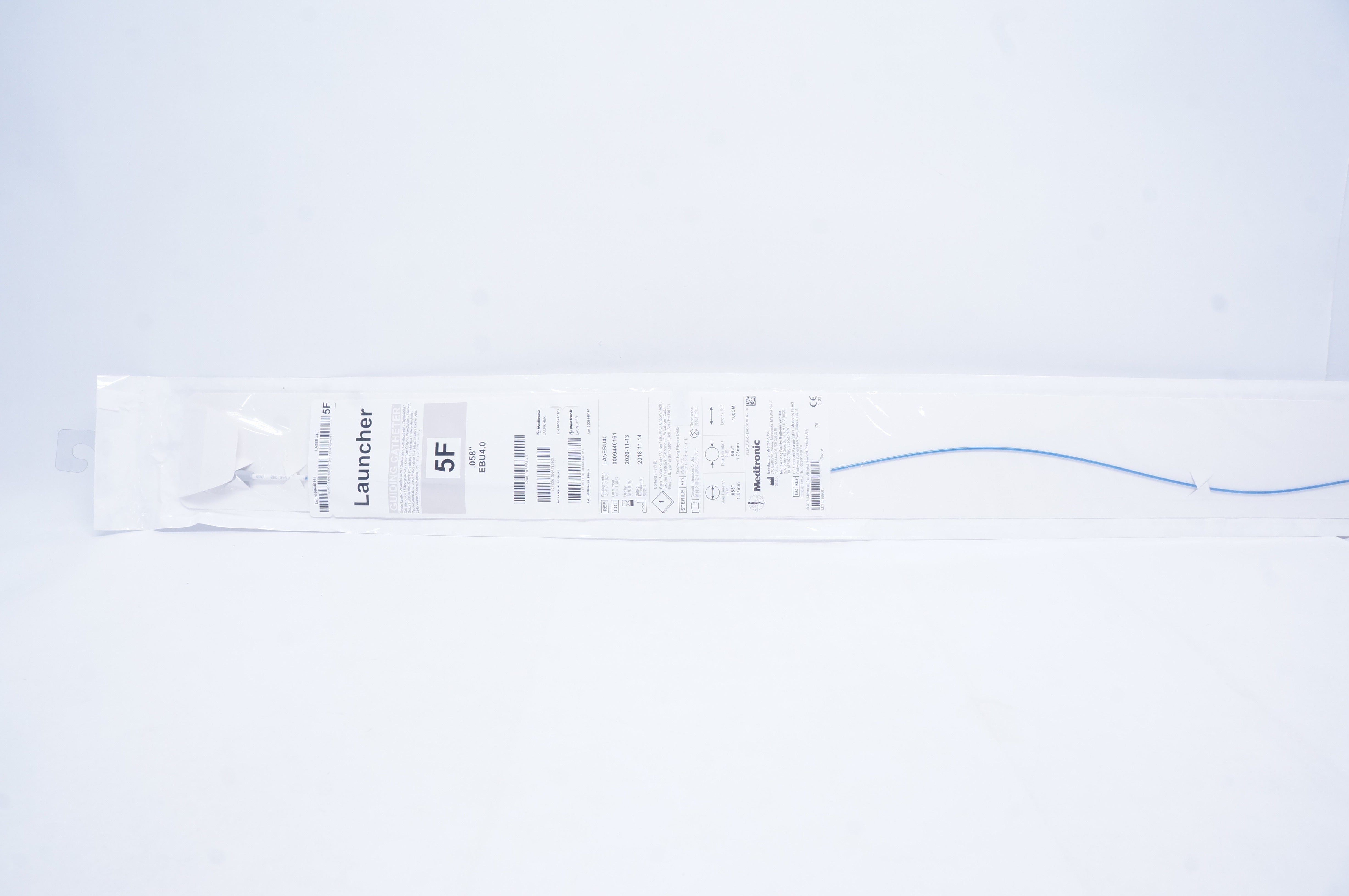 Medtronic LA5EBU40 Launcher Guiding Cath 5F .058inch EBU4.0 (x)