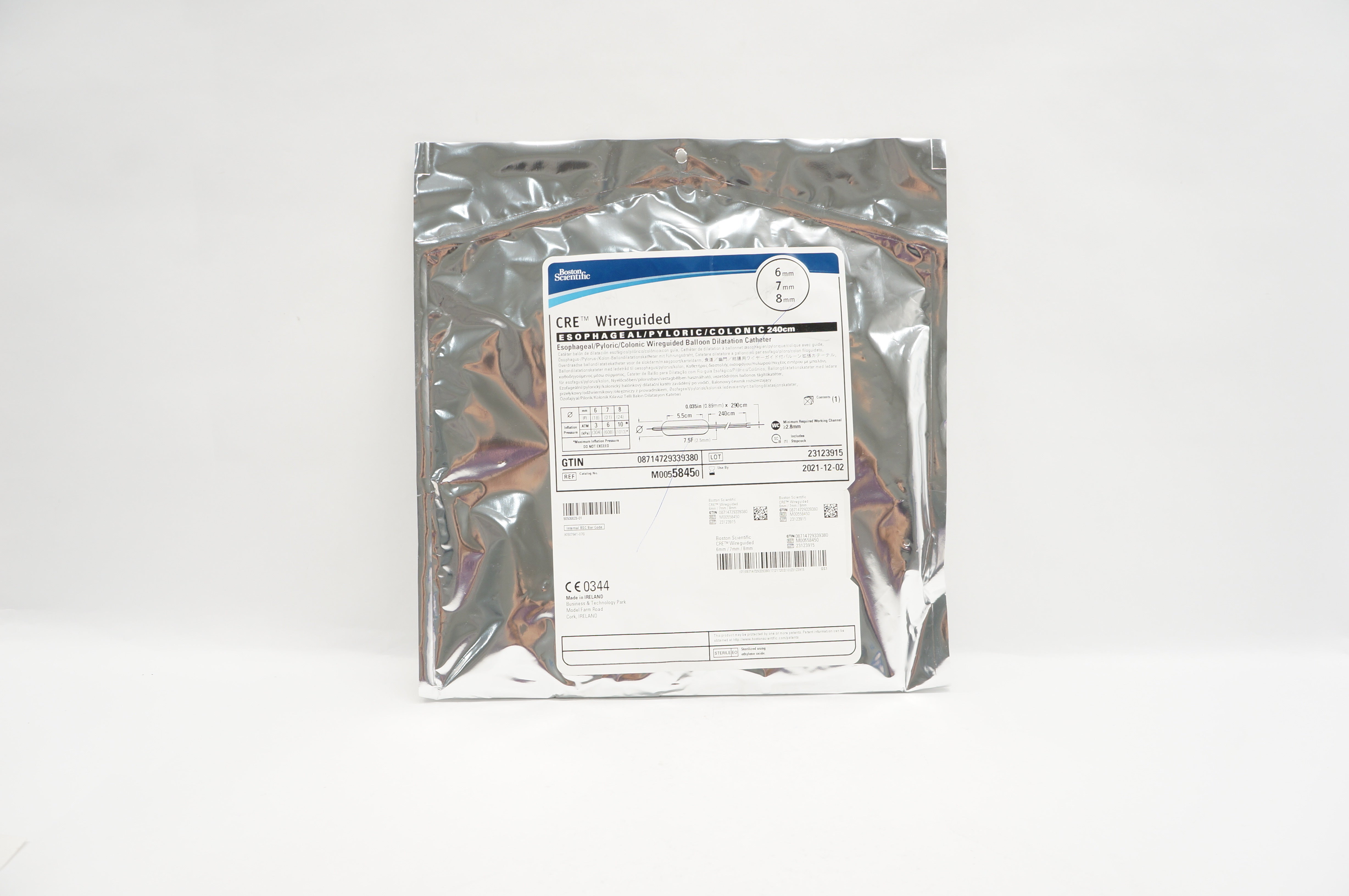 Boston Scientific 5845 CRE Wireguided Eposhageal/Pyloric/Colonic 6mmx7mmx8mm (x)