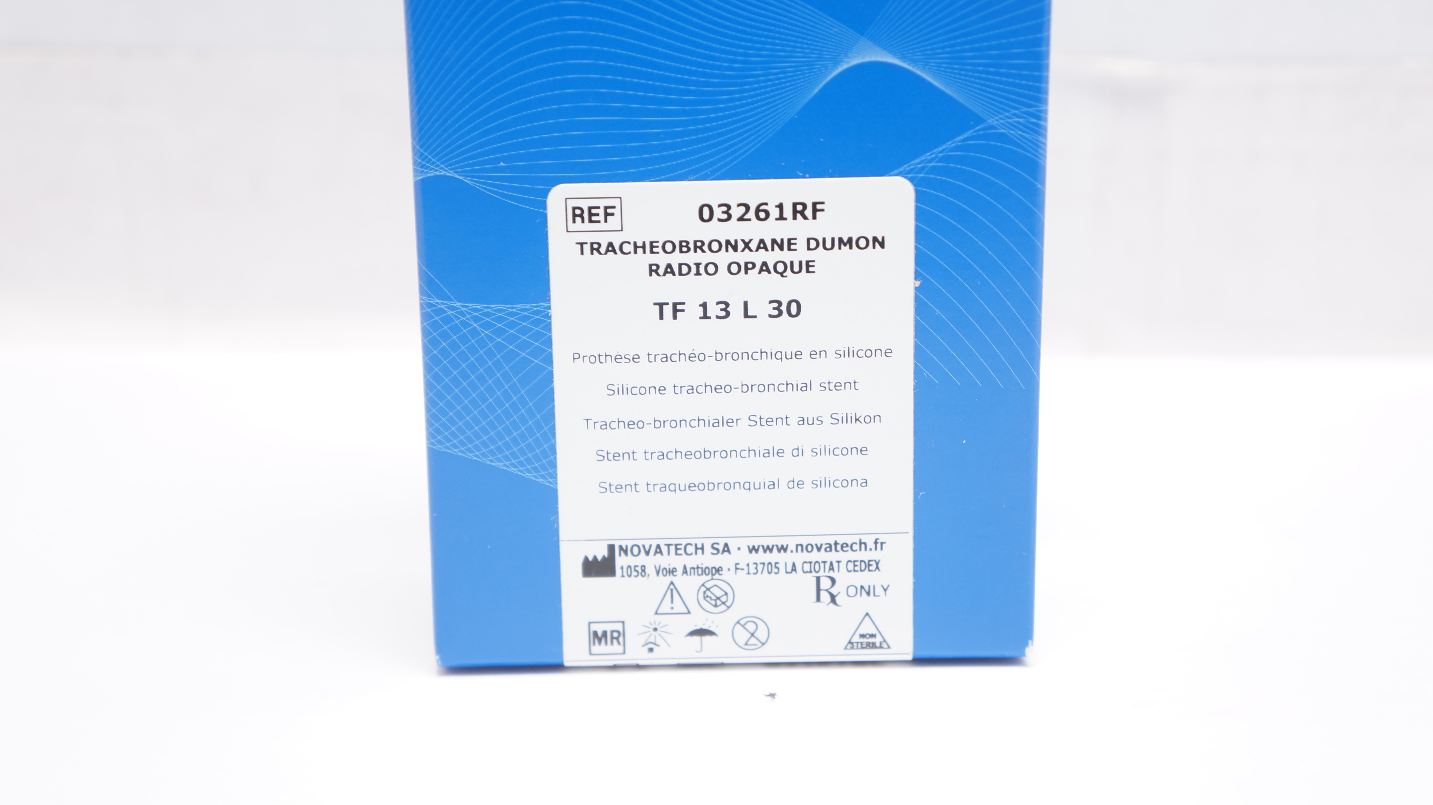 Novatech 03261RF Tracheobronxane Polymeric Tracheal/Bronchial Stnt TF 13 L 30(x)