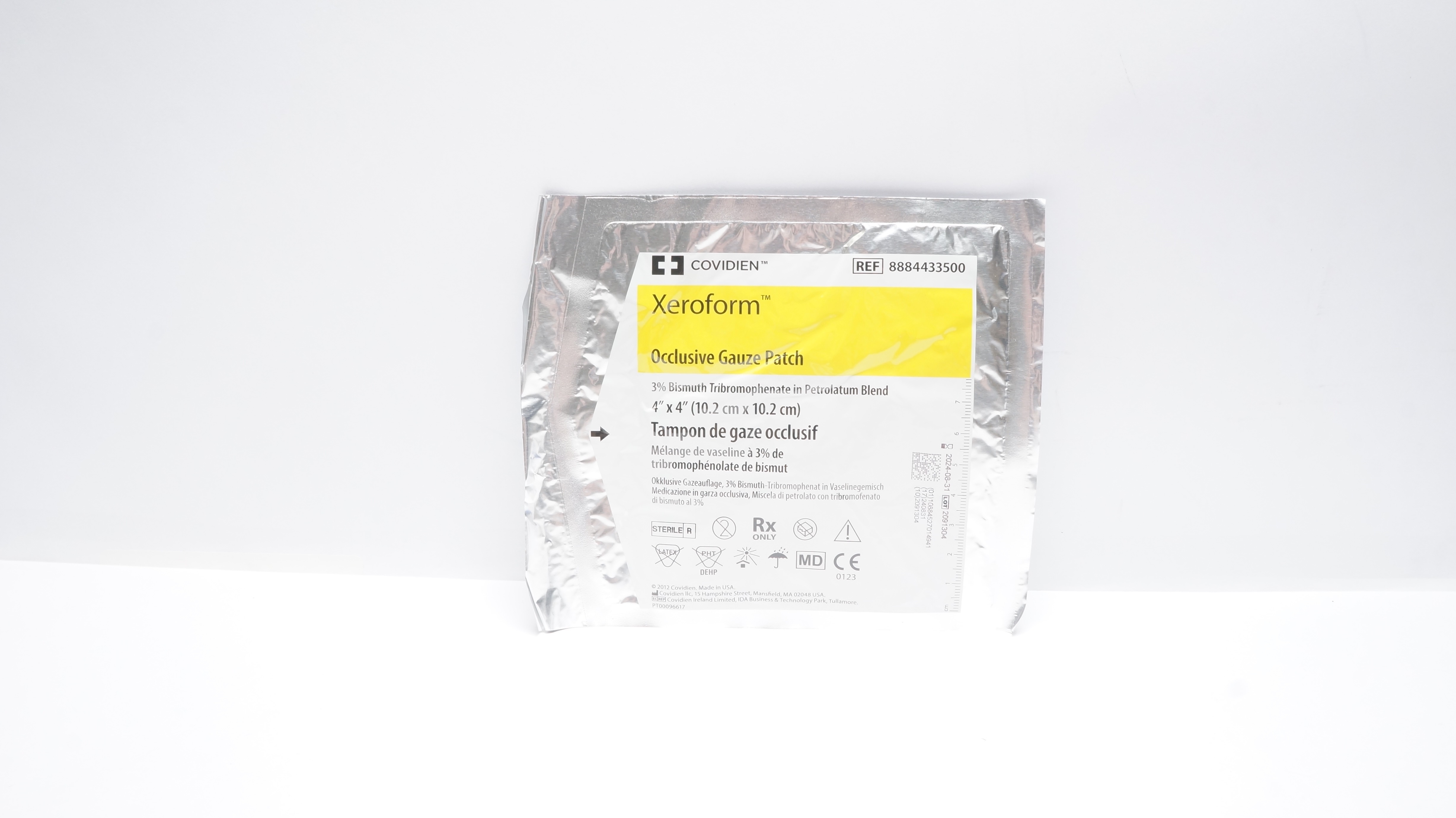 Covidien 8884433500 Xeroform Occlusive Gauze Patch 4inch x 4inch (x)