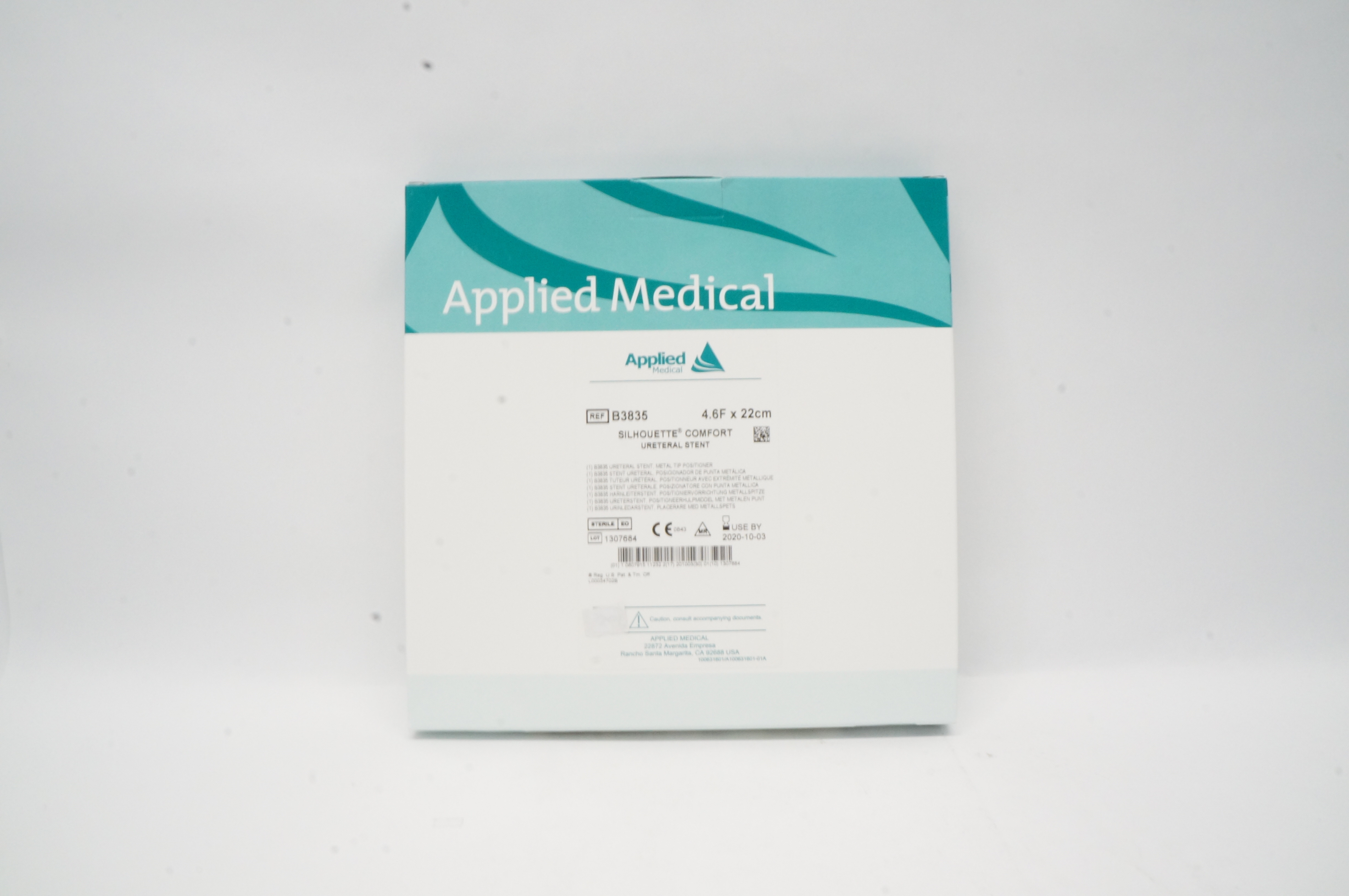 Applied Medical B3835 Silhouette Comfort Ureteral Stnt 4.6 F x 22cm (x)