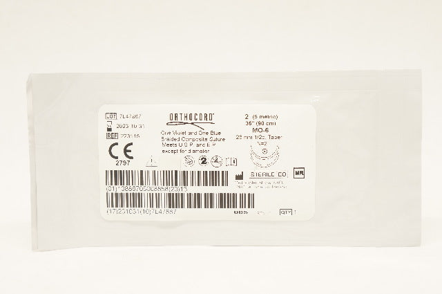 Medos 223115 2 Orthocord Composite Stre MO-6 1/2c 26mm Taper, 36inch