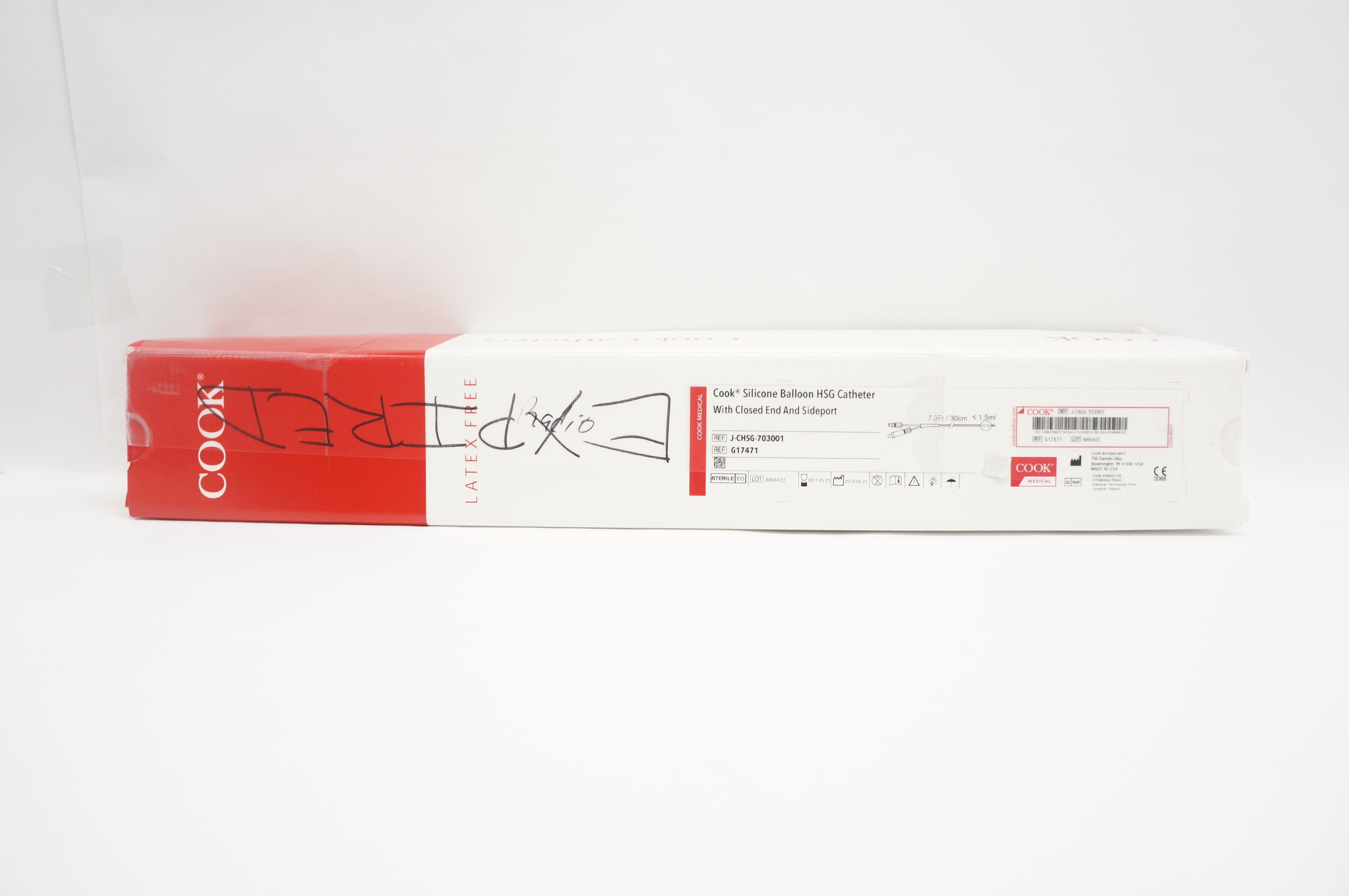 Cook Medical G17471 Silicone Balloon HSG Catheter 7.0Fr/30cm (x)