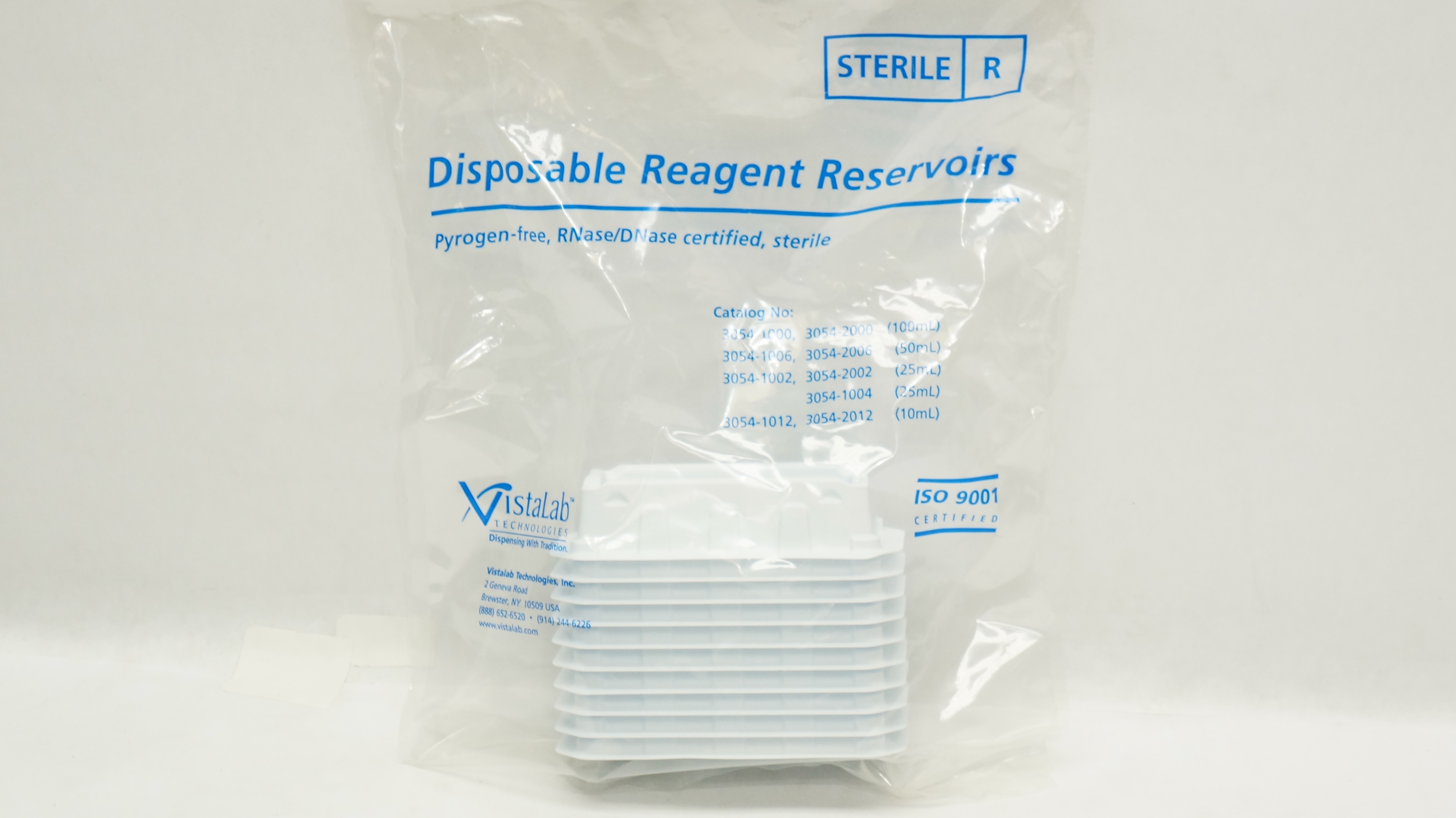 VistaLab Disposable Reagent Reservoirs Pyrogen-Free, RNasel/DNase Certified