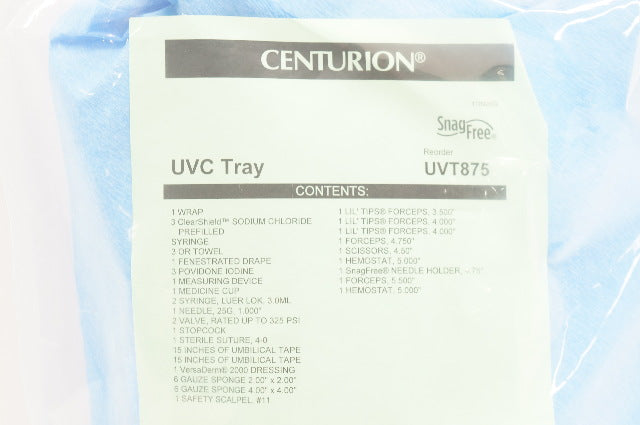 Centurion Medical UVT875 SnagFree UVC Tray (x)