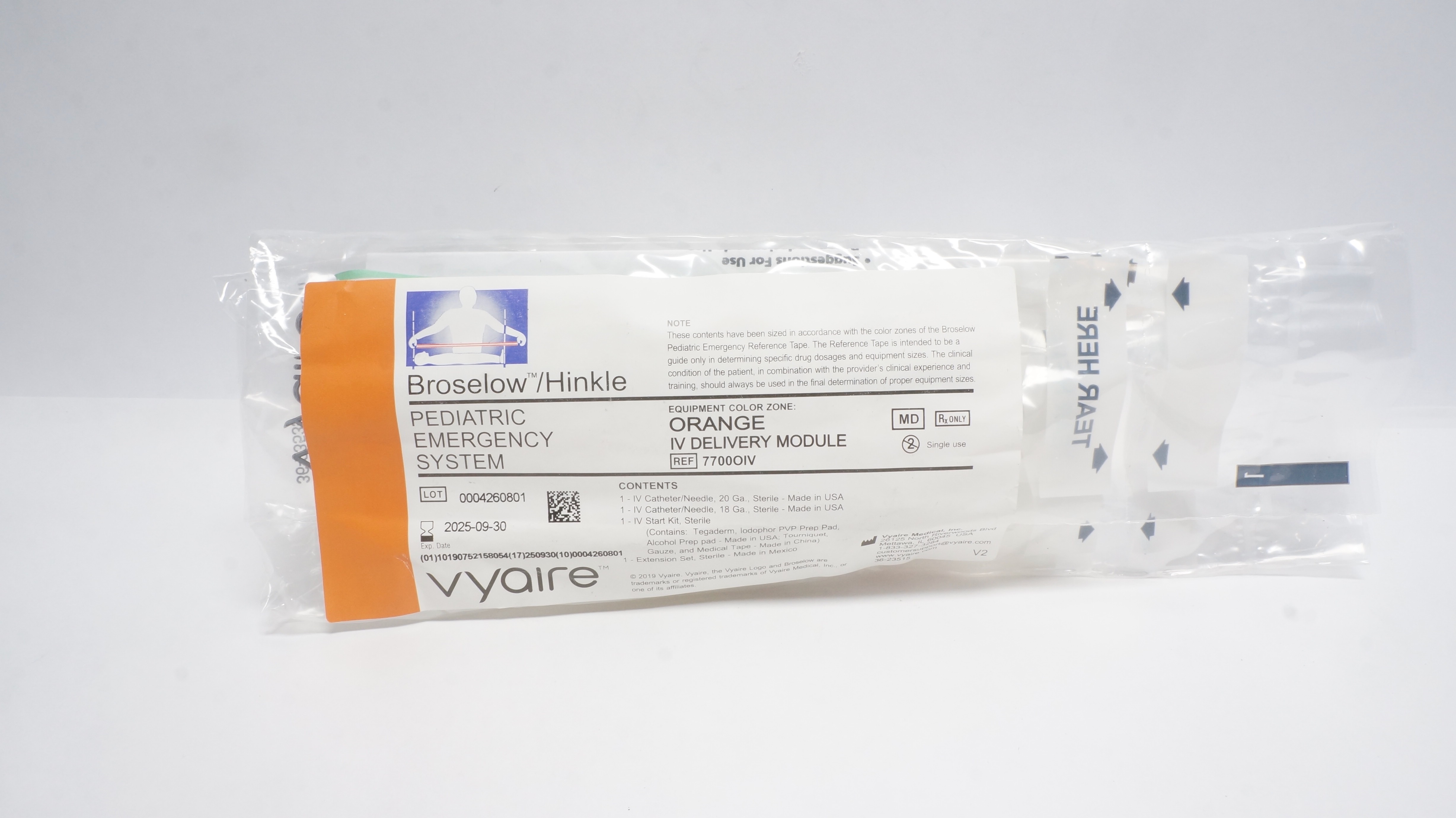 Vyaire 7700OIV Pediatric Emergency System Orange IV Delivery Module (x)