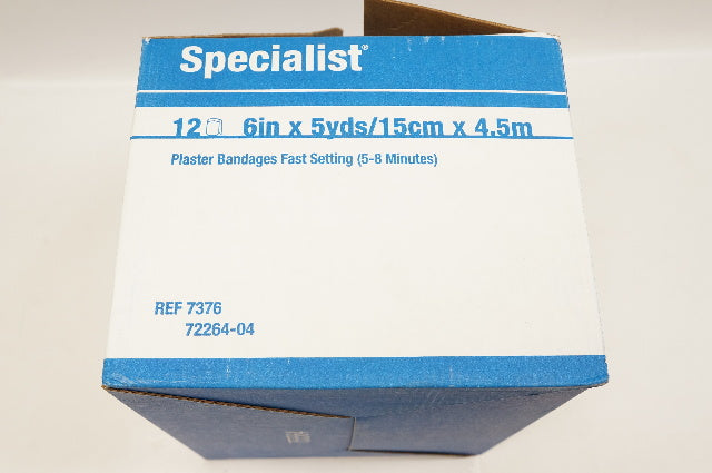 BSN Medical 7376 Specialist Plaster Bandages Fast Setting 6inch x 5yds-Box of 12