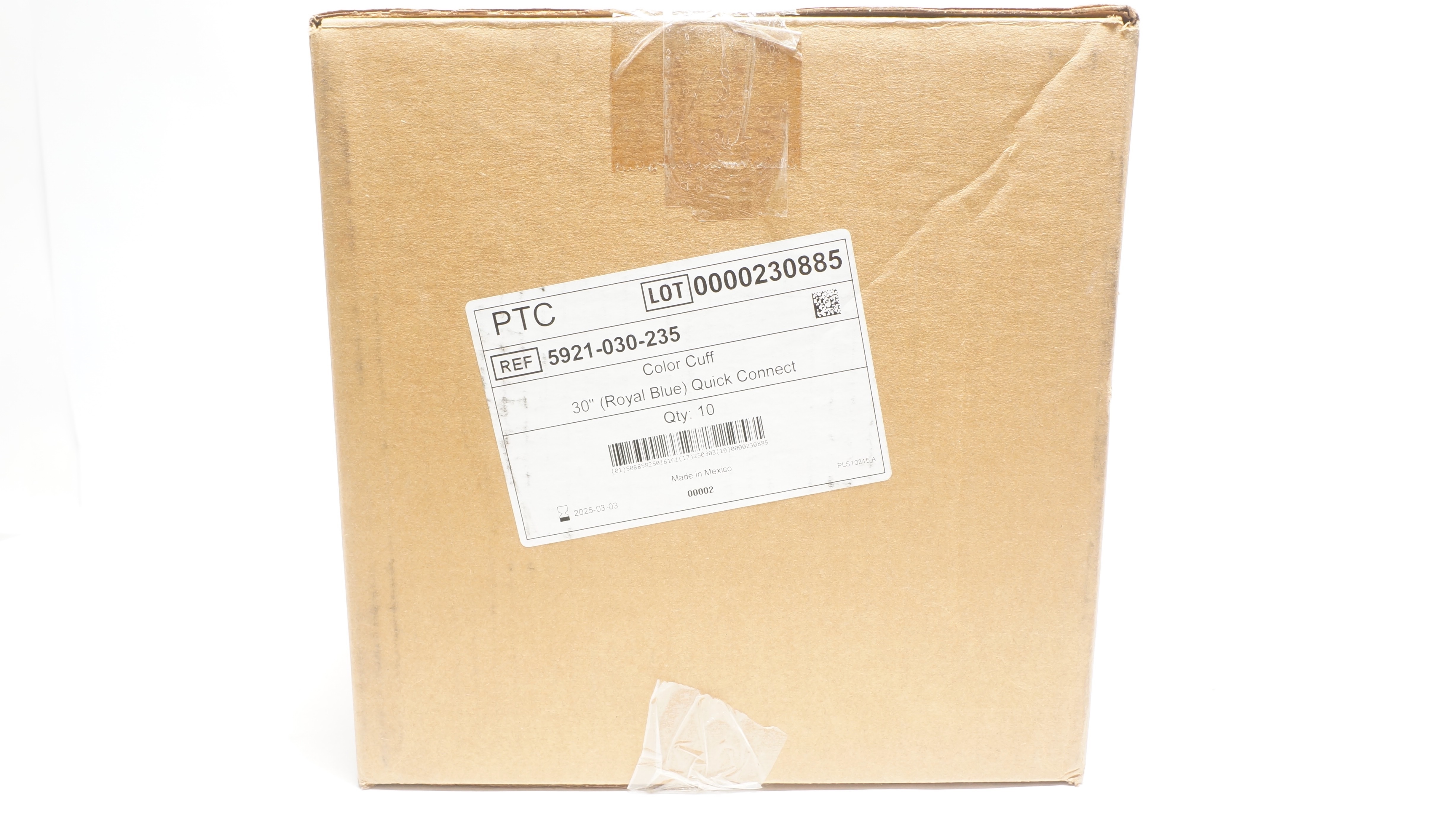 Stryker 5921-030-235 Color Cuff Quick Connect 30.0 - Box of 10 (x)