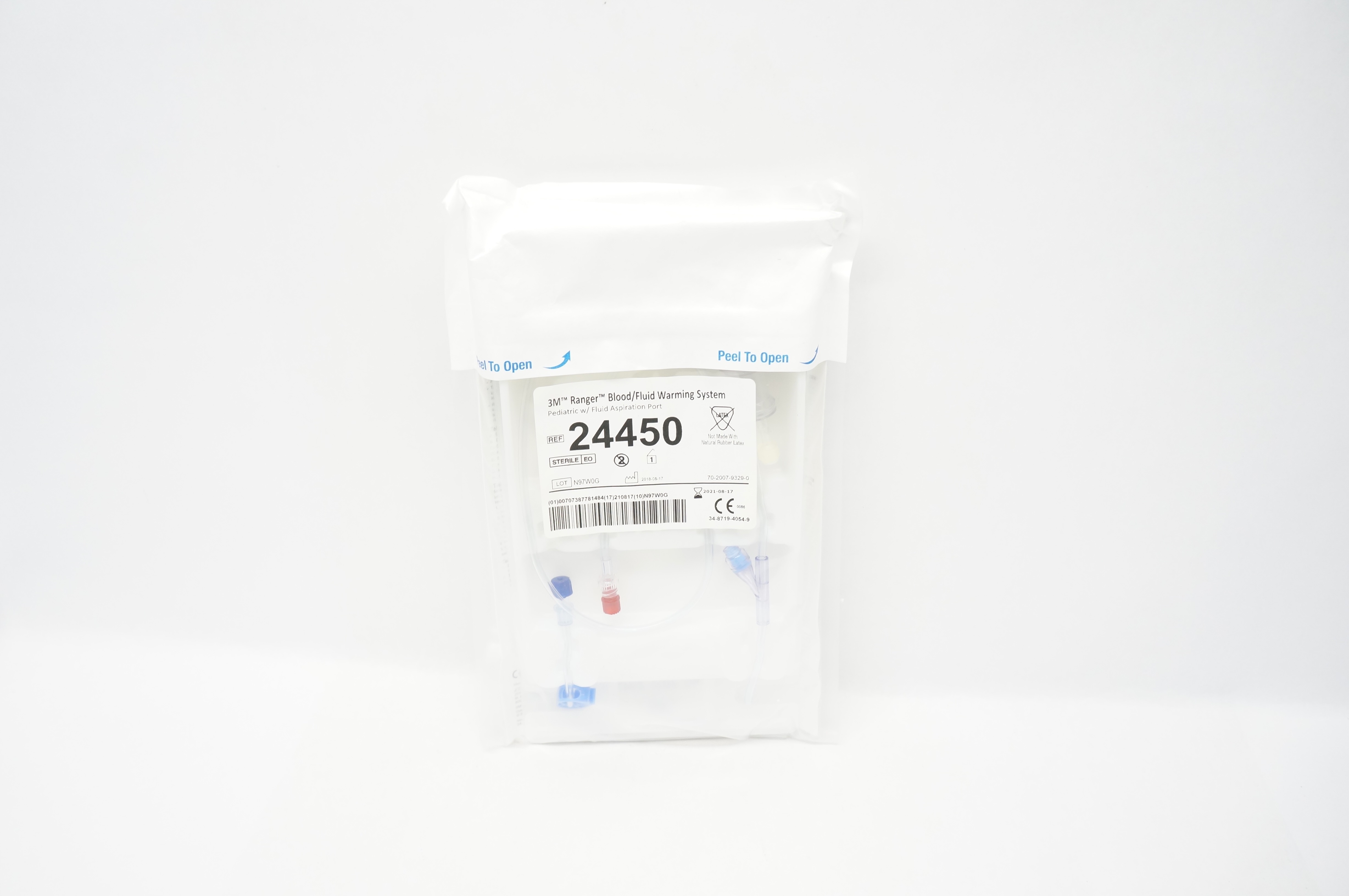 3M 24450 Ranger Pediatric Blood Fluid Warming Set Priming Volume 20mL (x)