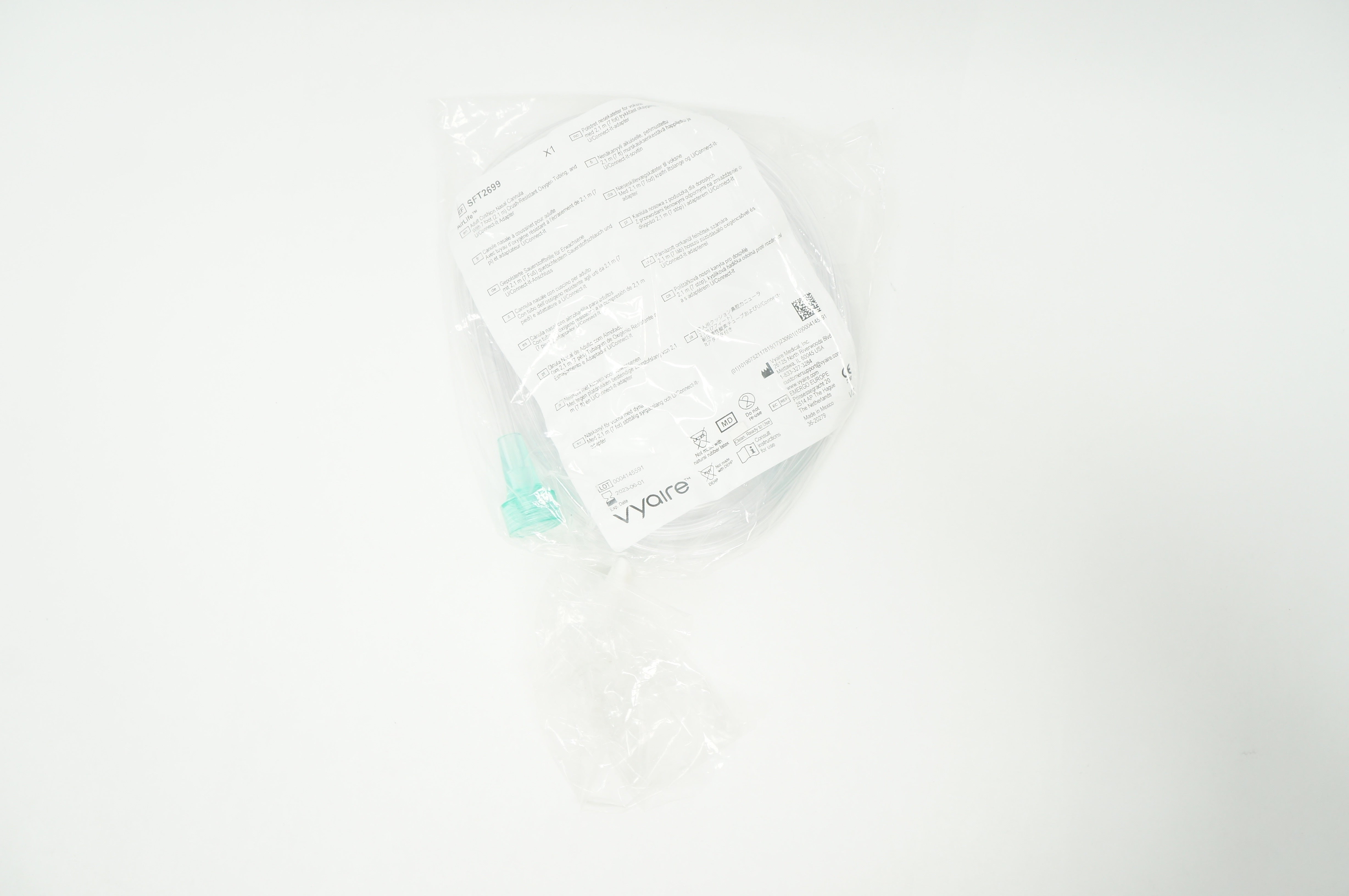 Vyaire SFT2699 AirLife Adult Cushion Nasal Cannula