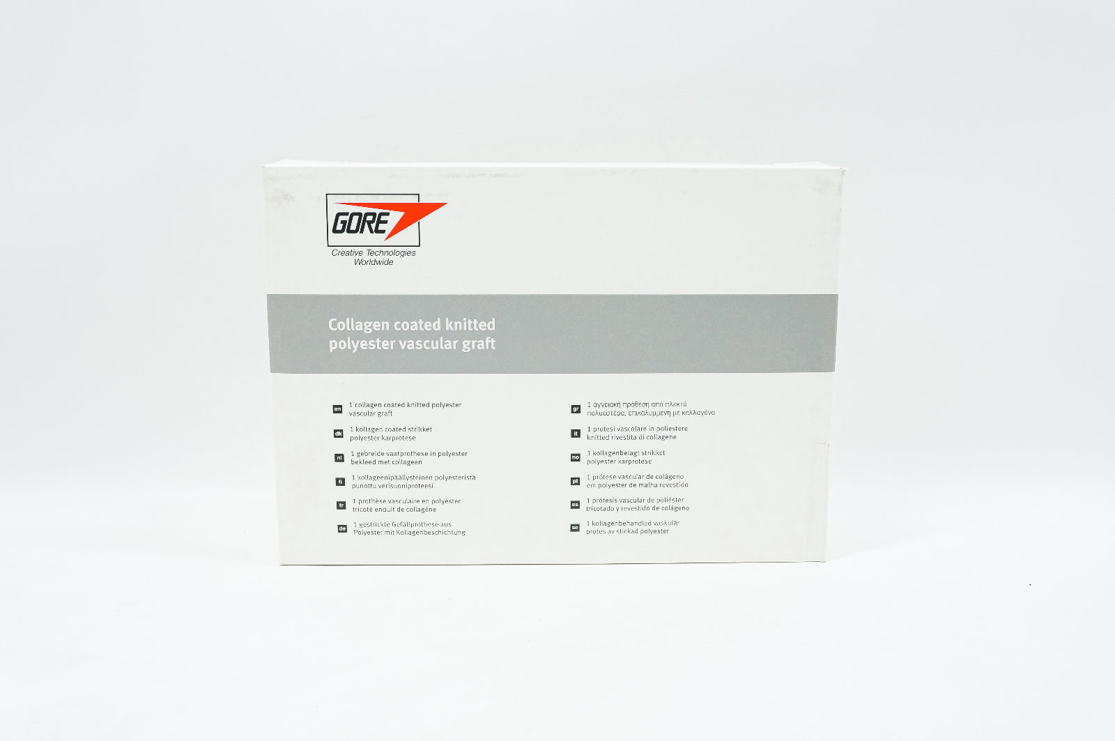 Gore BK1809 Collagen Coated Knitted Polyester Vascular Graft 18x9mm x 50cm (x)