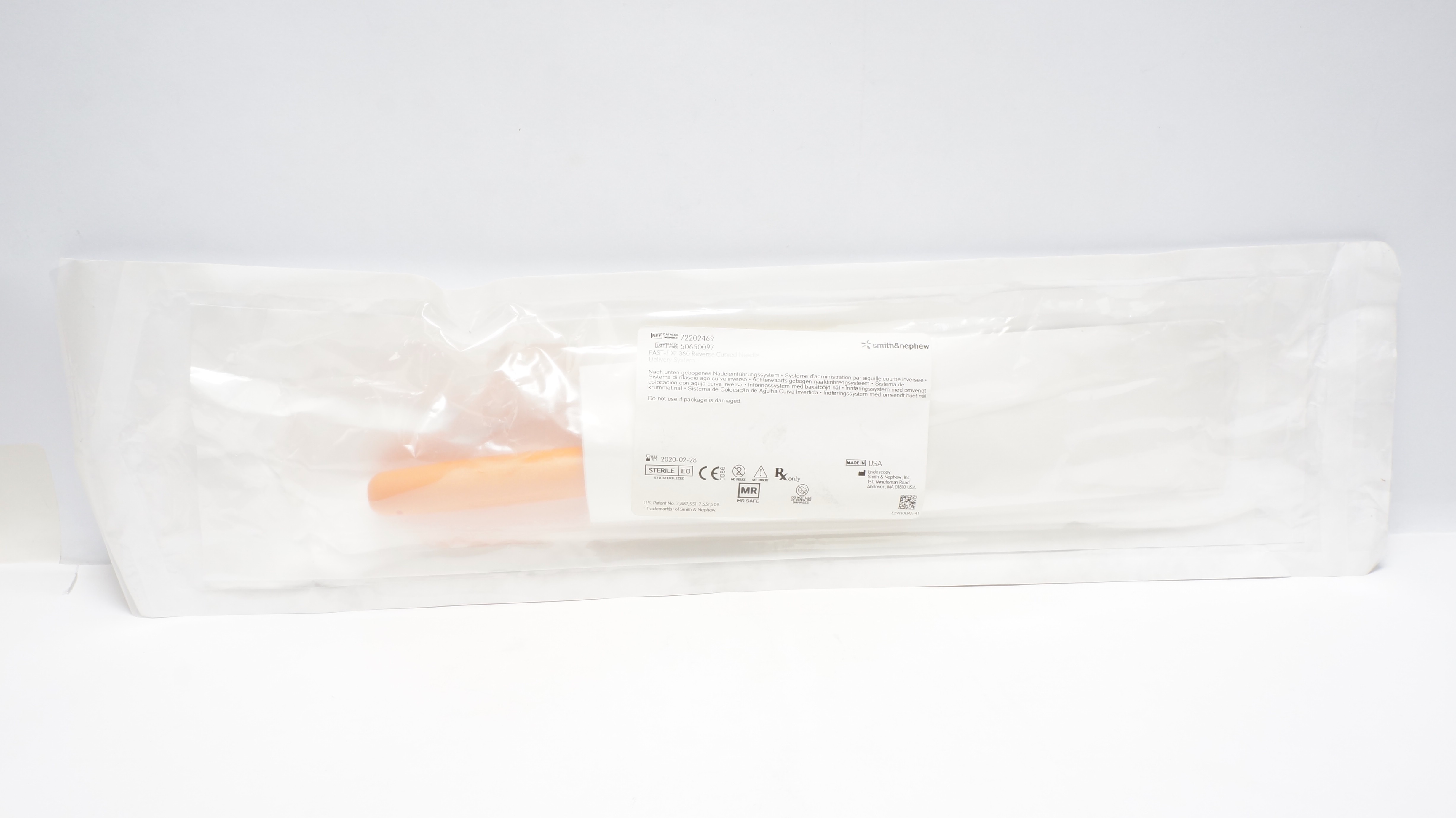 Smith&Nephew 72202469 Fast-Fix 360 Reverse Curved Ndle Delivery System (x)