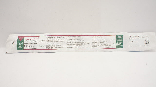 Bard 1758SI18 Lubri-Sil I.C. Anti-Microbial All-Silicone Foley Cath. 18Fr (x)