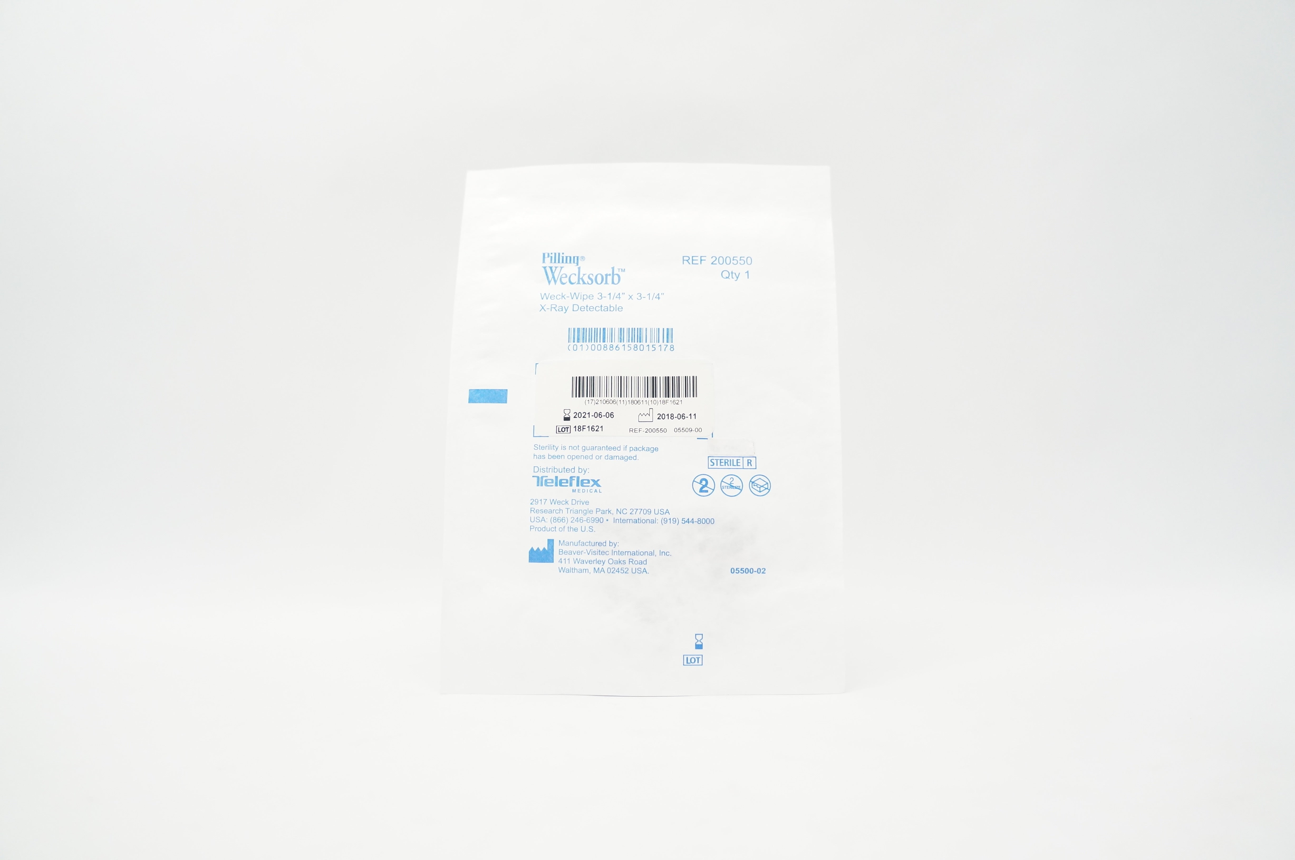 Beaver-Visitec 200550 Pilling Wecksorb Weck-Wipe 3-1/4in x 3-1/4in (x)