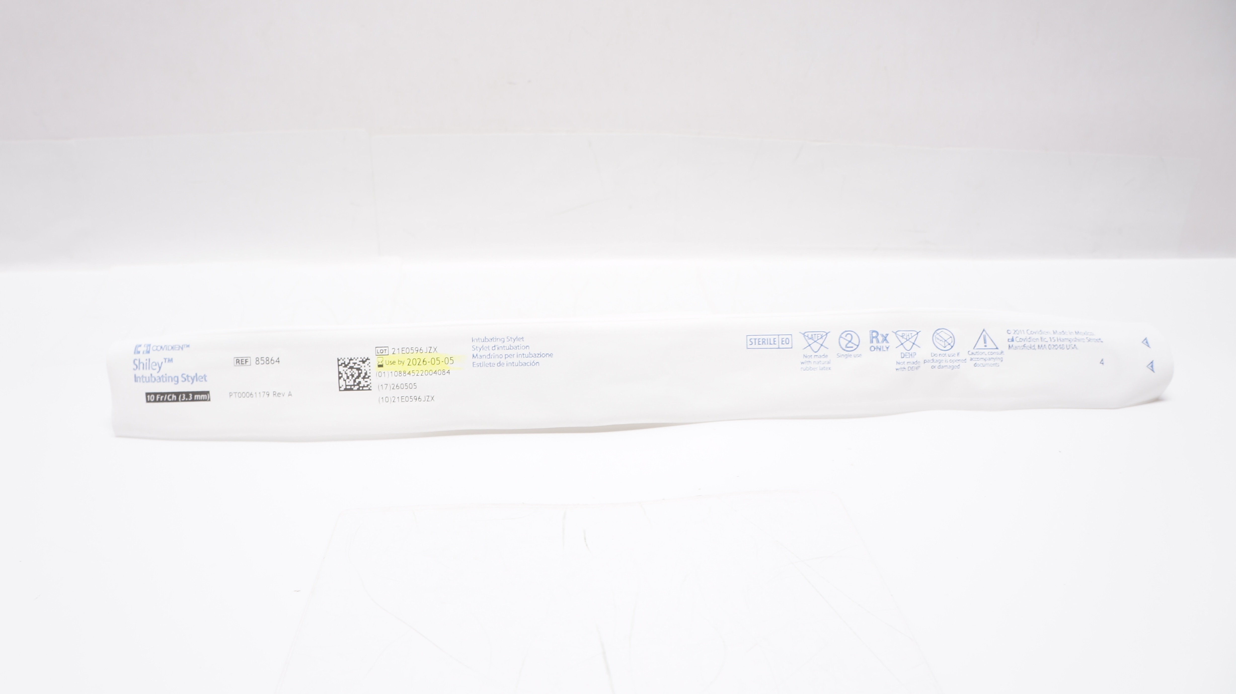 Covidien 85864 Shiley Intubating Stylet 10Fr/Ch