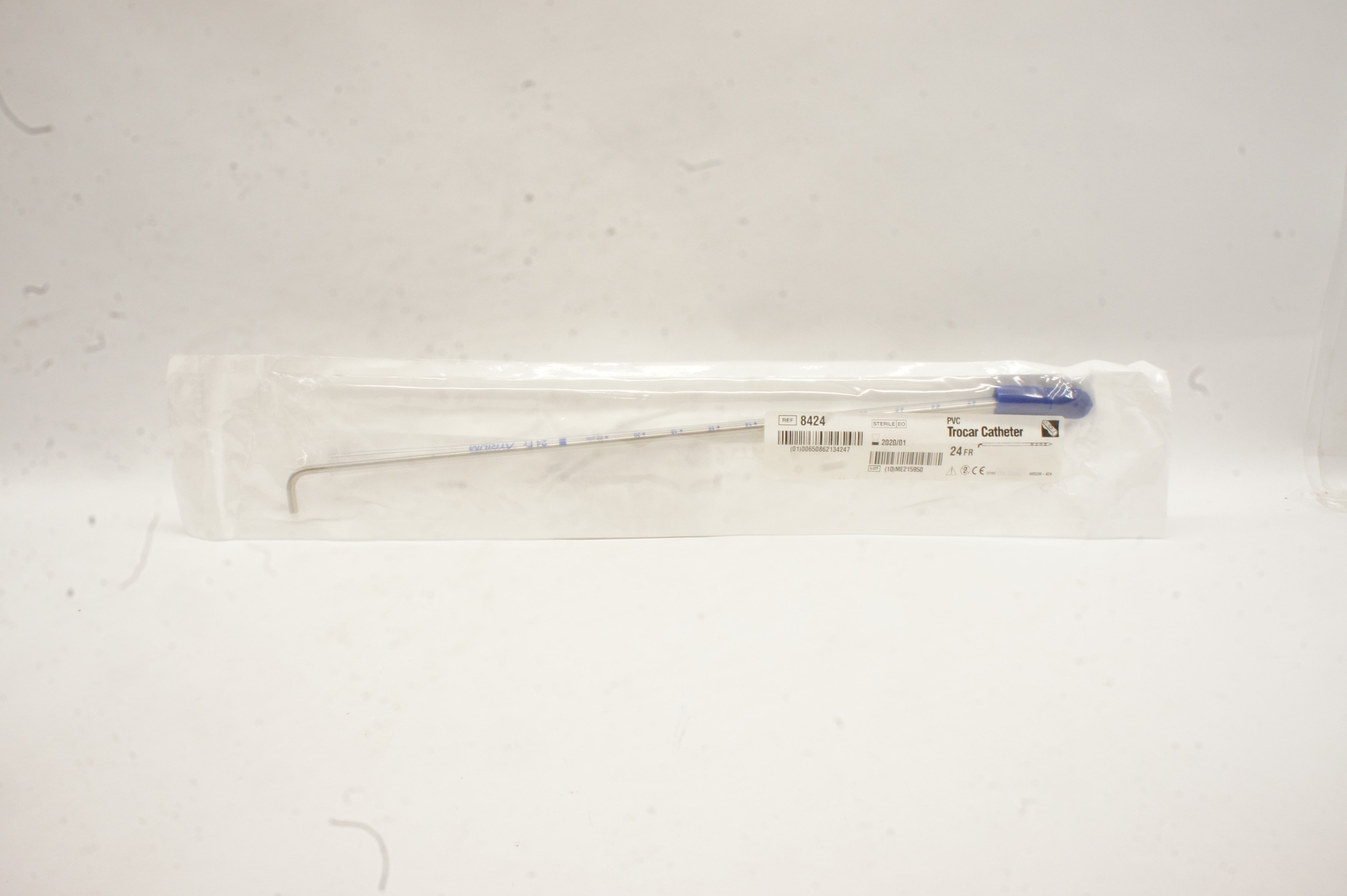 Atrium 8424 PVC Trocar Cath. 24 Fr (x)