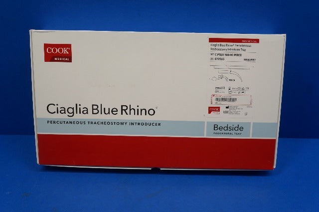 Cook Medical G12565 Ciaglia Blue Rhino Percutaneous Tracheostomy Introducer Tray