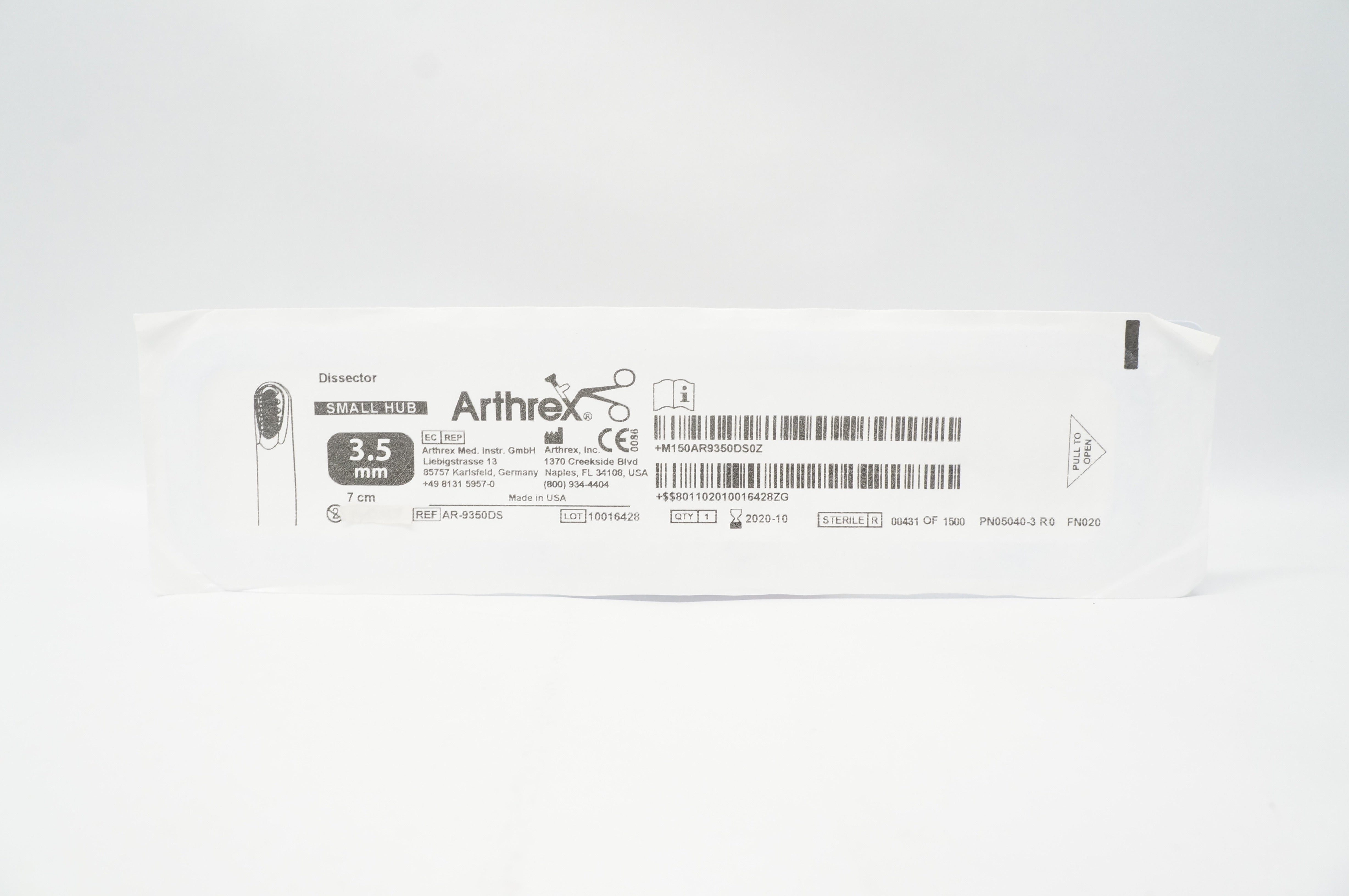 Arthrex AR-9350DS Dissector Small Hub 3.5mm (x)