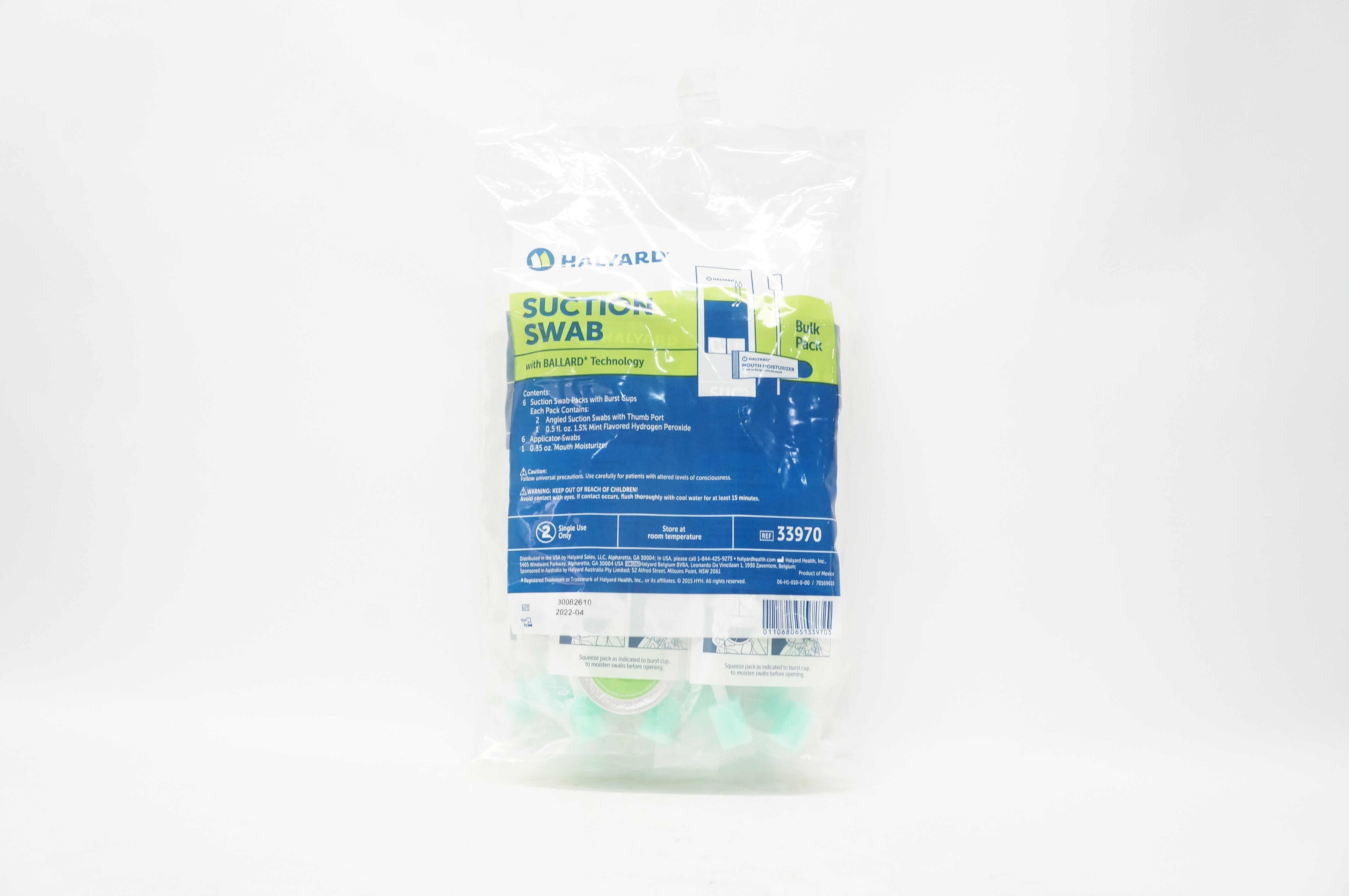 Halyard 33970 Suction Swab with Ballard Technology