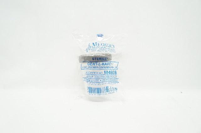 Medegen Medical M4928 Gent-L-Kare Specimen Container with LID 4.0oz.