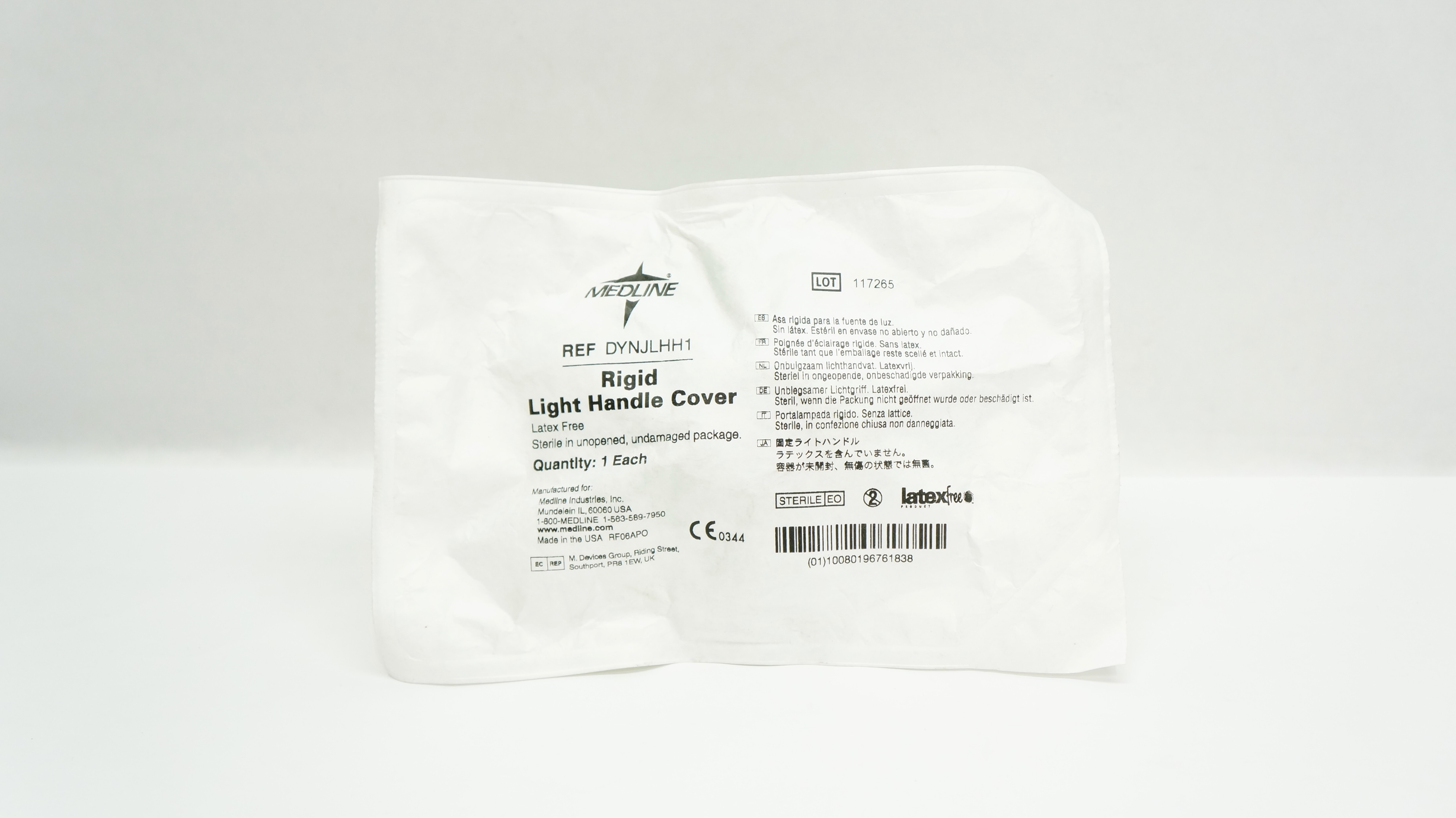 Medline DYNJLHH1 Rigid Light Handle Cover, Latex Free