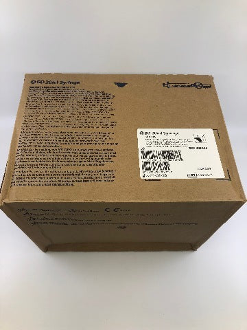 BD 302833 30ml Syringe Slip Tip   ~ Box of 56