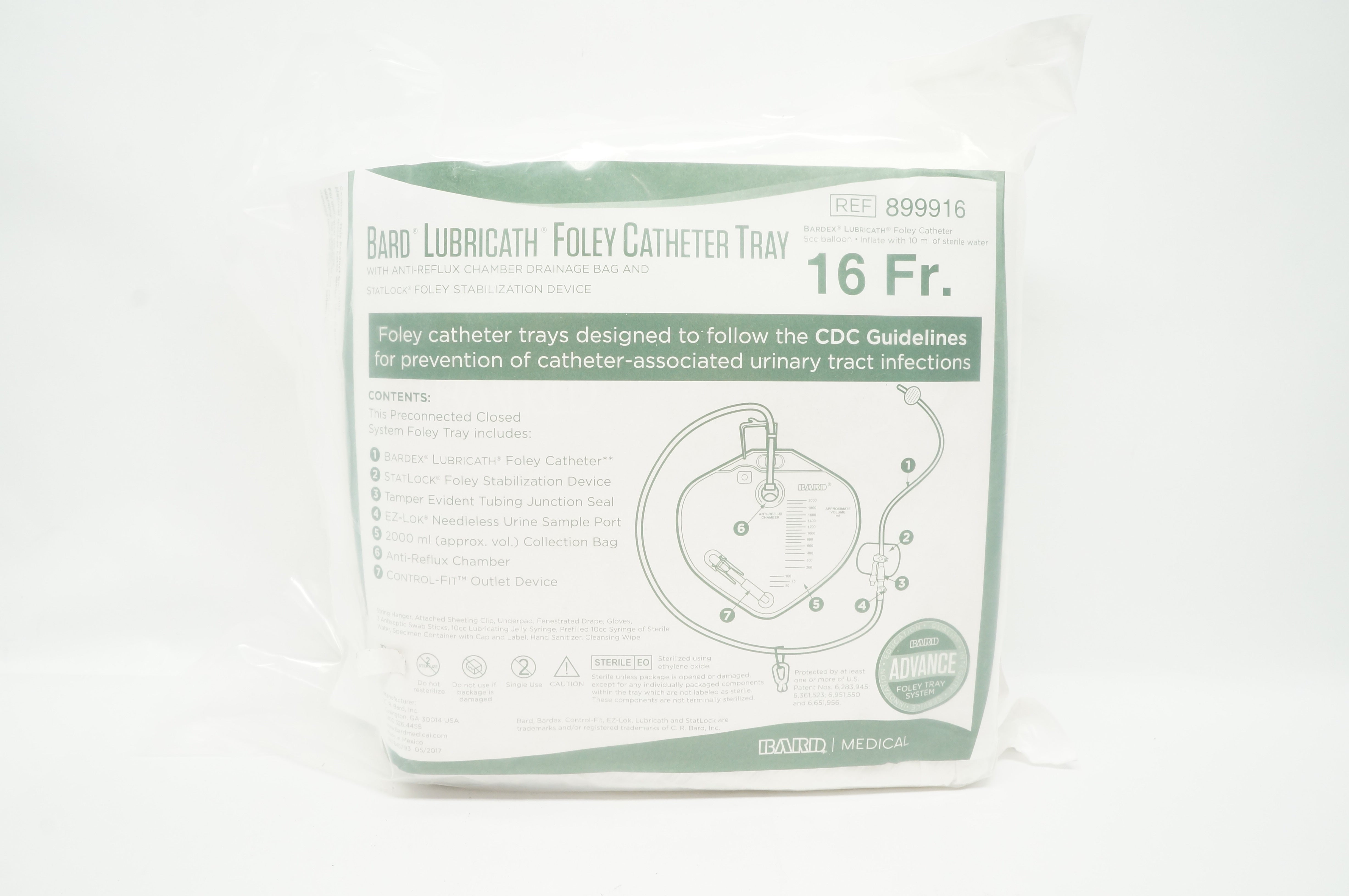 Bard 899916 Lubricath Foley Cath. Tray 16Fr