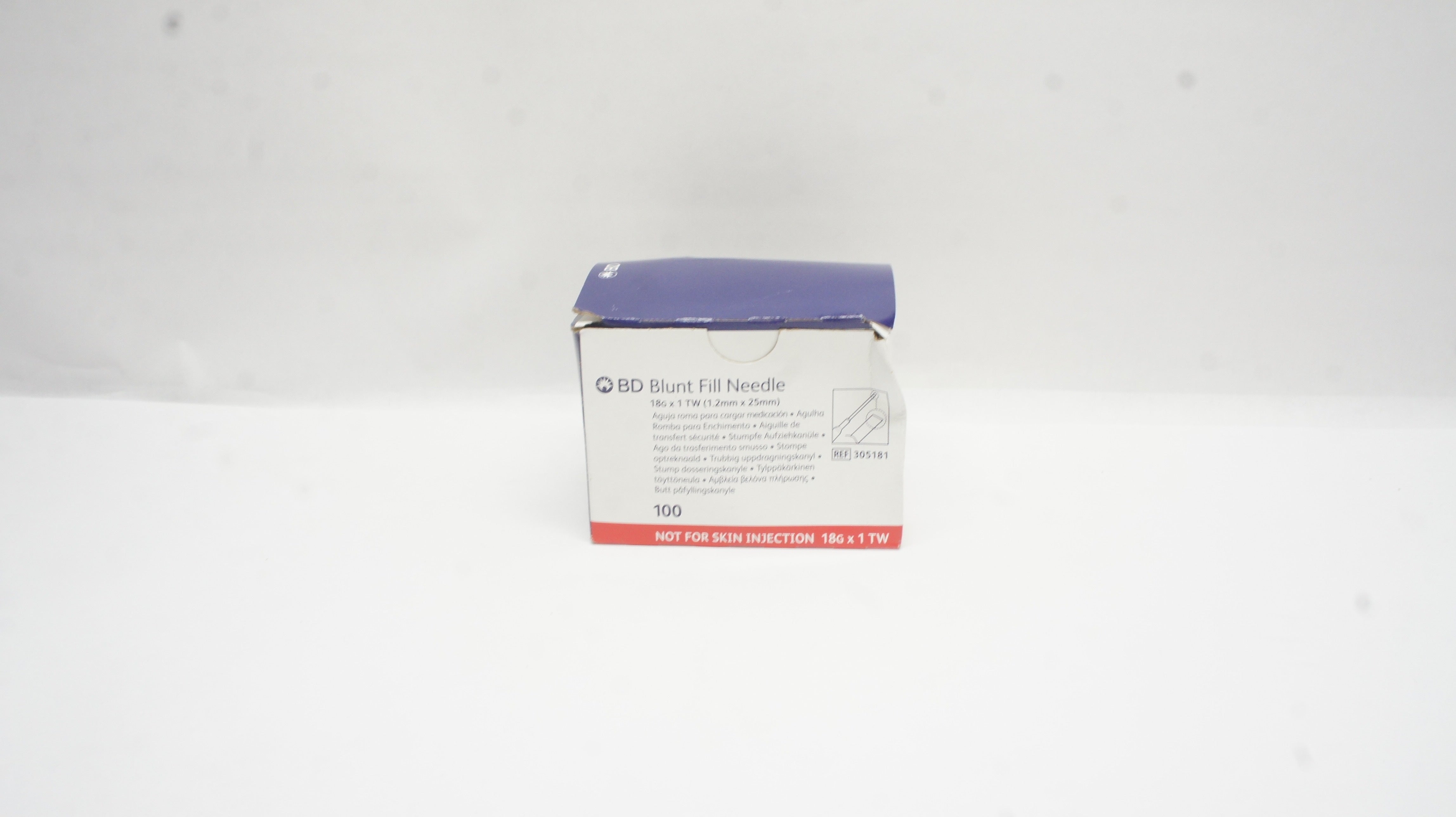 BD 305181 Blunt Fill 1 - Box of 100