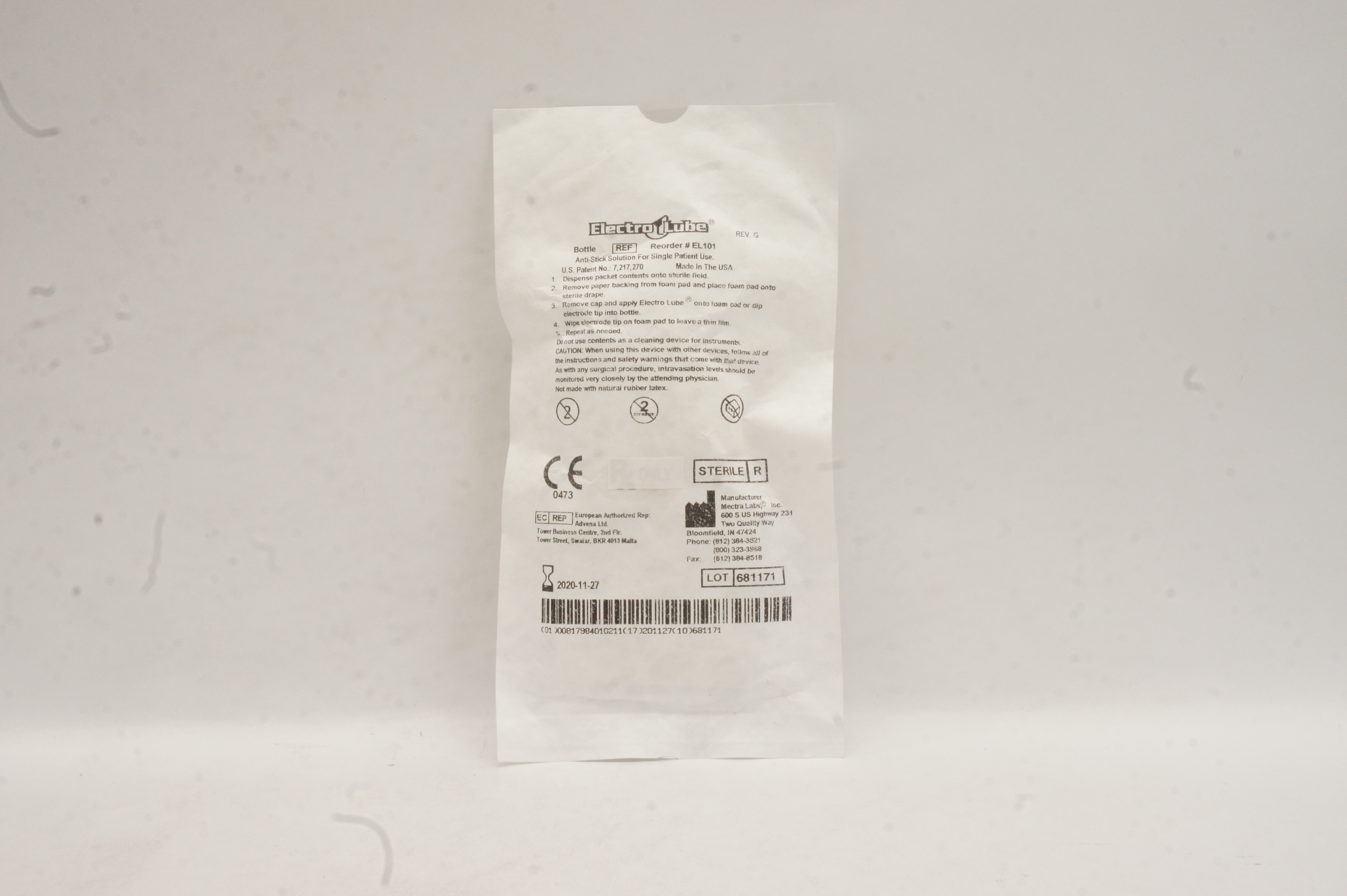 Mectra Labs EL101 Electro Lube Anti-Stick Solution (x)