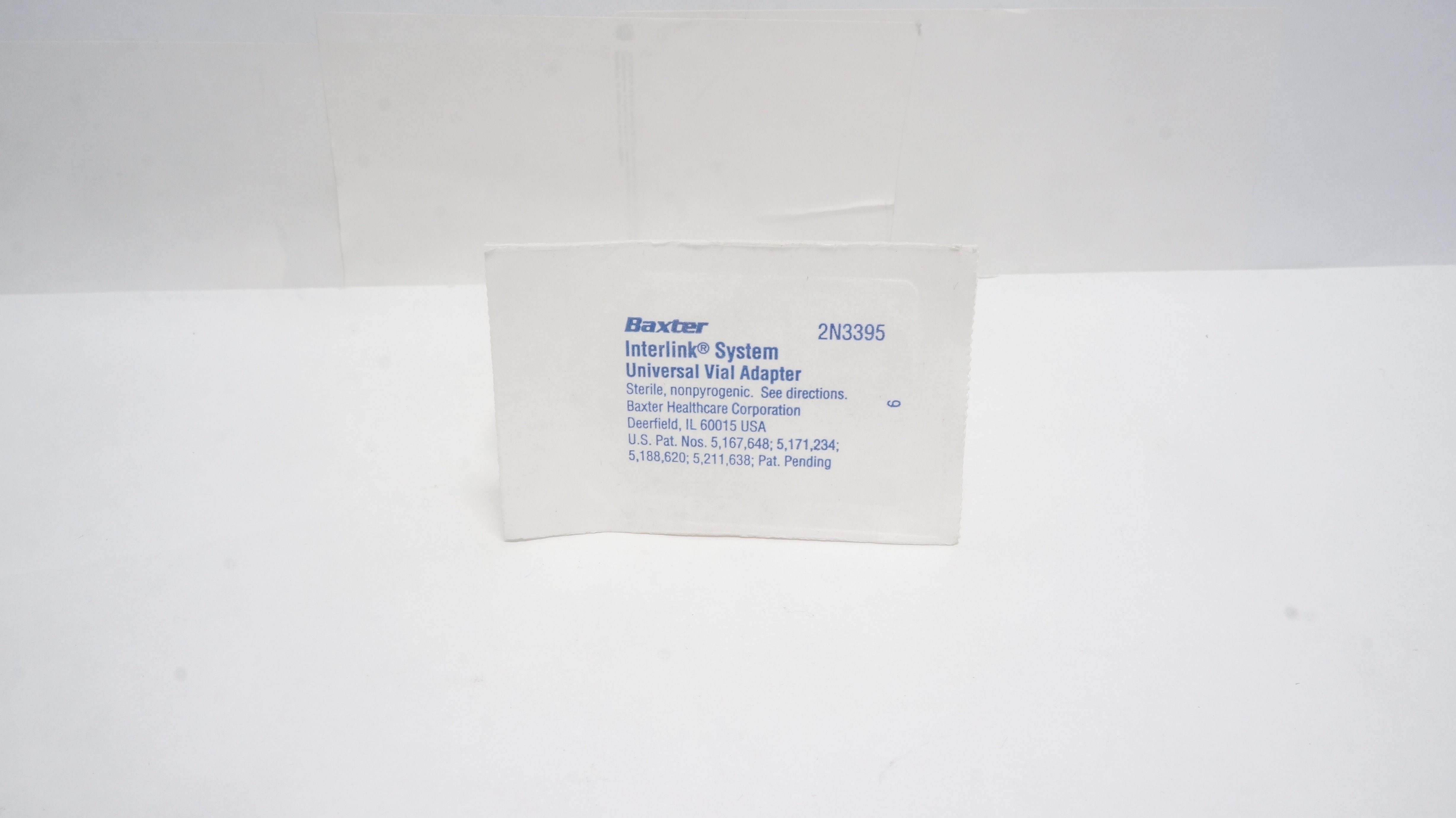 Baxter 2N3395 Interlink System Universal Vial Adapter