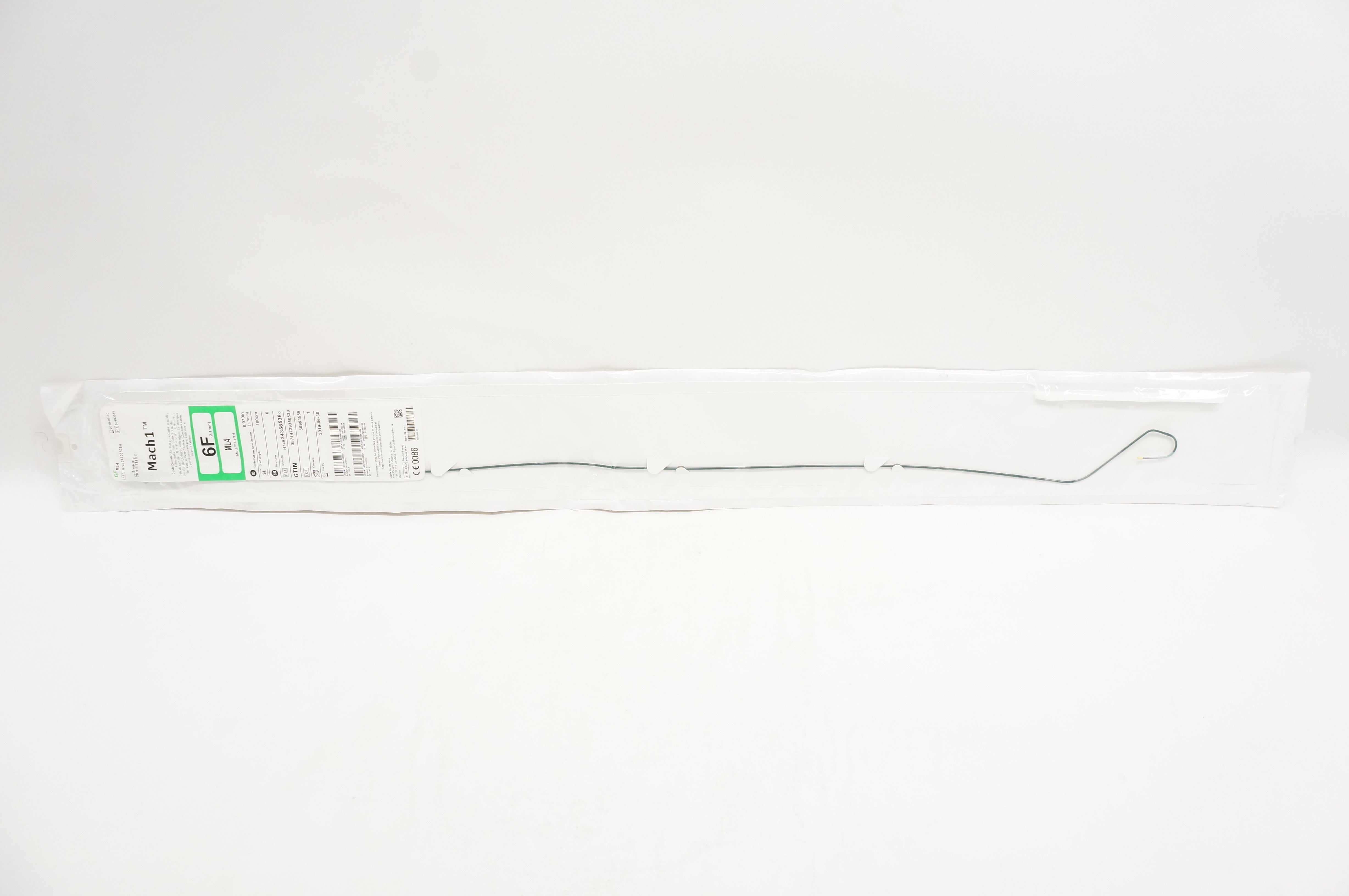 Boston Scientific H749343565380 Mach1 Guide Cath. ML4 6F x 0.070inch x 100cm (x)