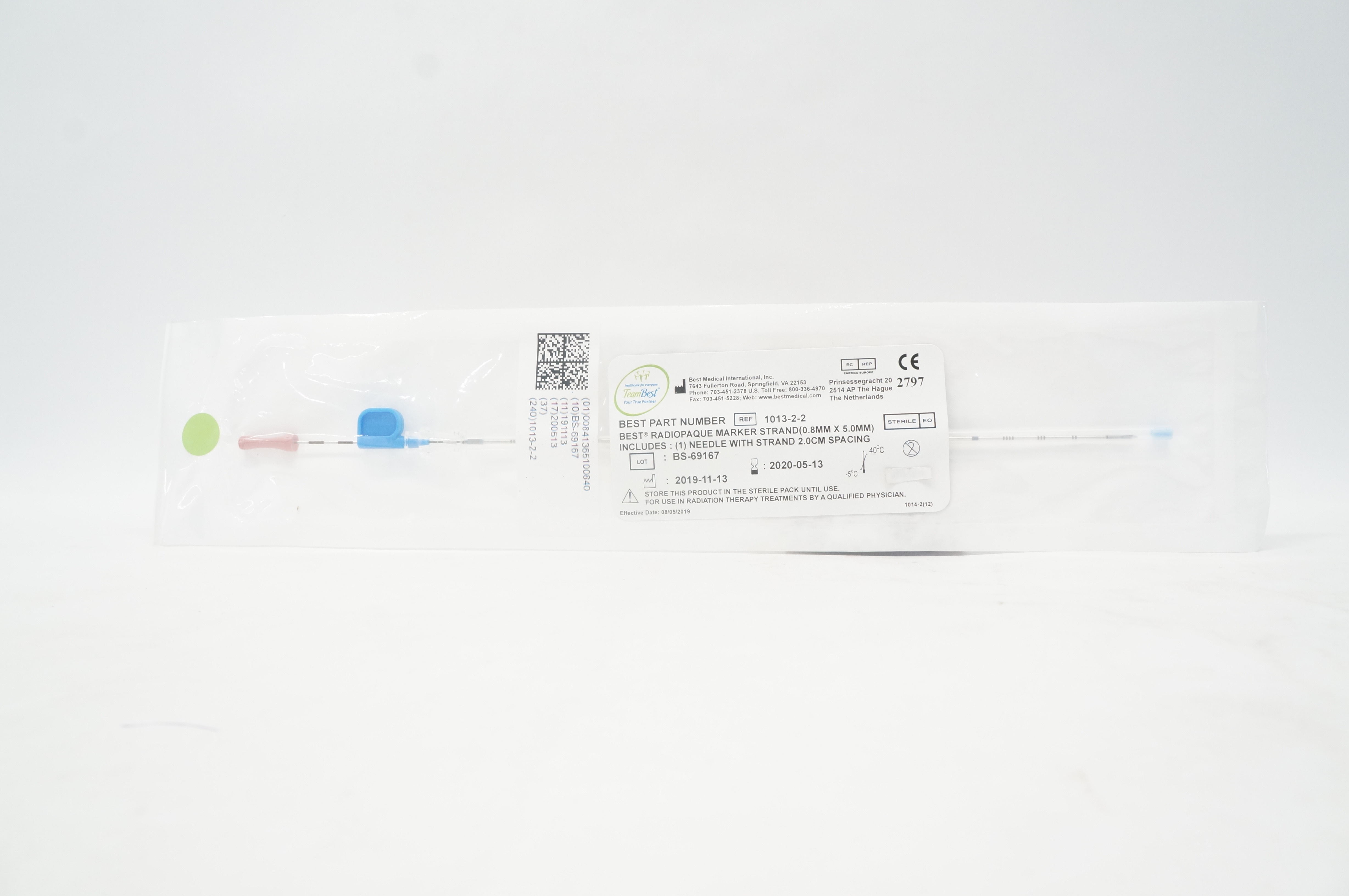 Team Best 1013-2-2 Best Medical Radiopaque Marker Strand 0.8mm x 5.0mm (x)