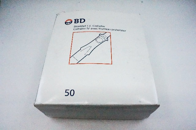 BD 381412 Insyte Autoguard Shielded I.V. Cath. 24GA 0.75inch 20ml ~ Pack of 50
