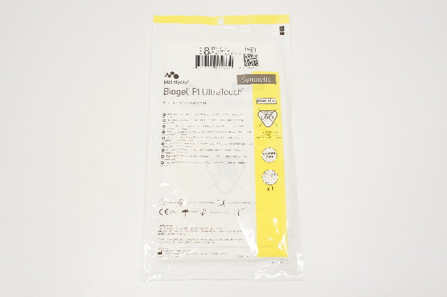 Molnlycke Health Care 41180 Biogel Pl UltraTouch Polyisoprene Gloves, Size 8