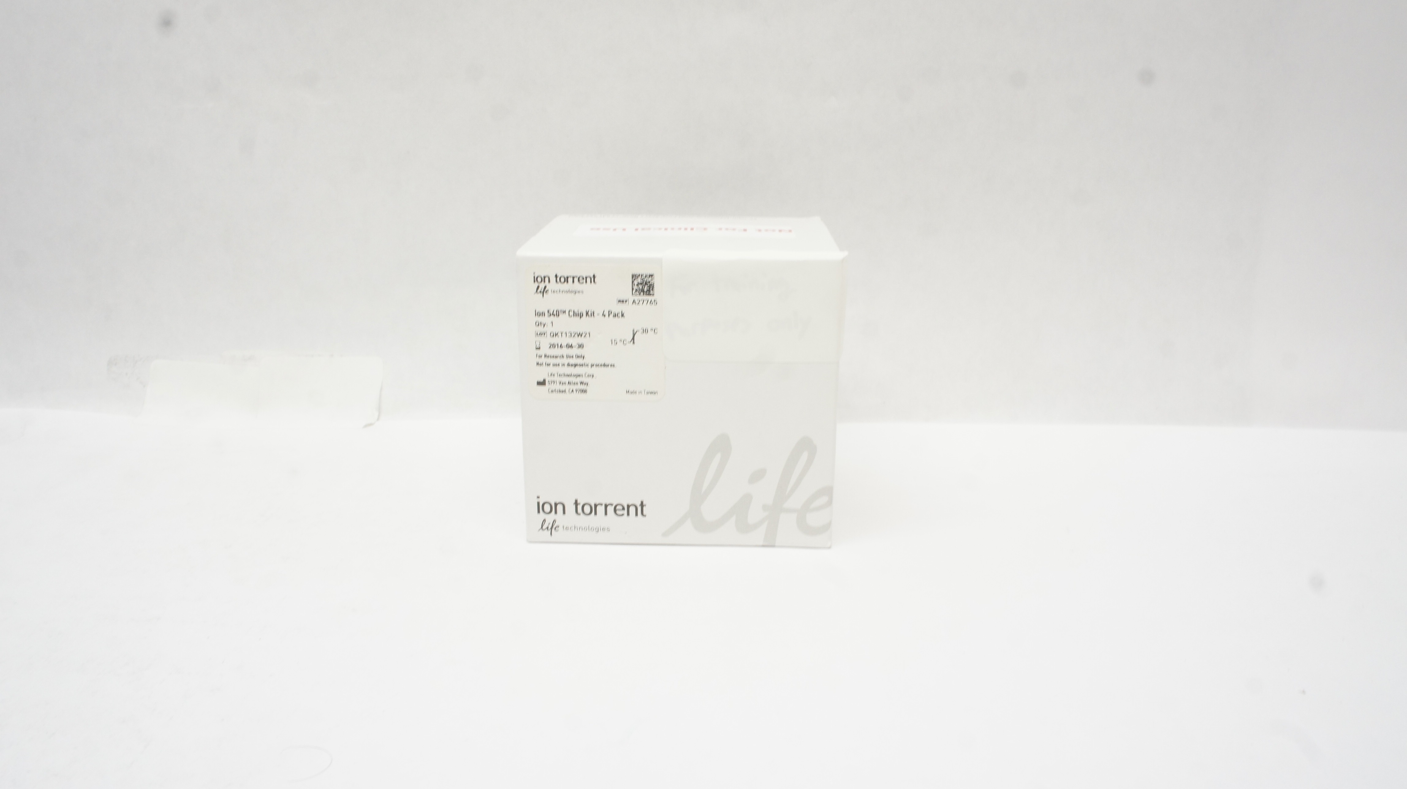 Life Technologies A27765 NGS Ion torrent Ion 540 Chip Kit-4 Pack (x)