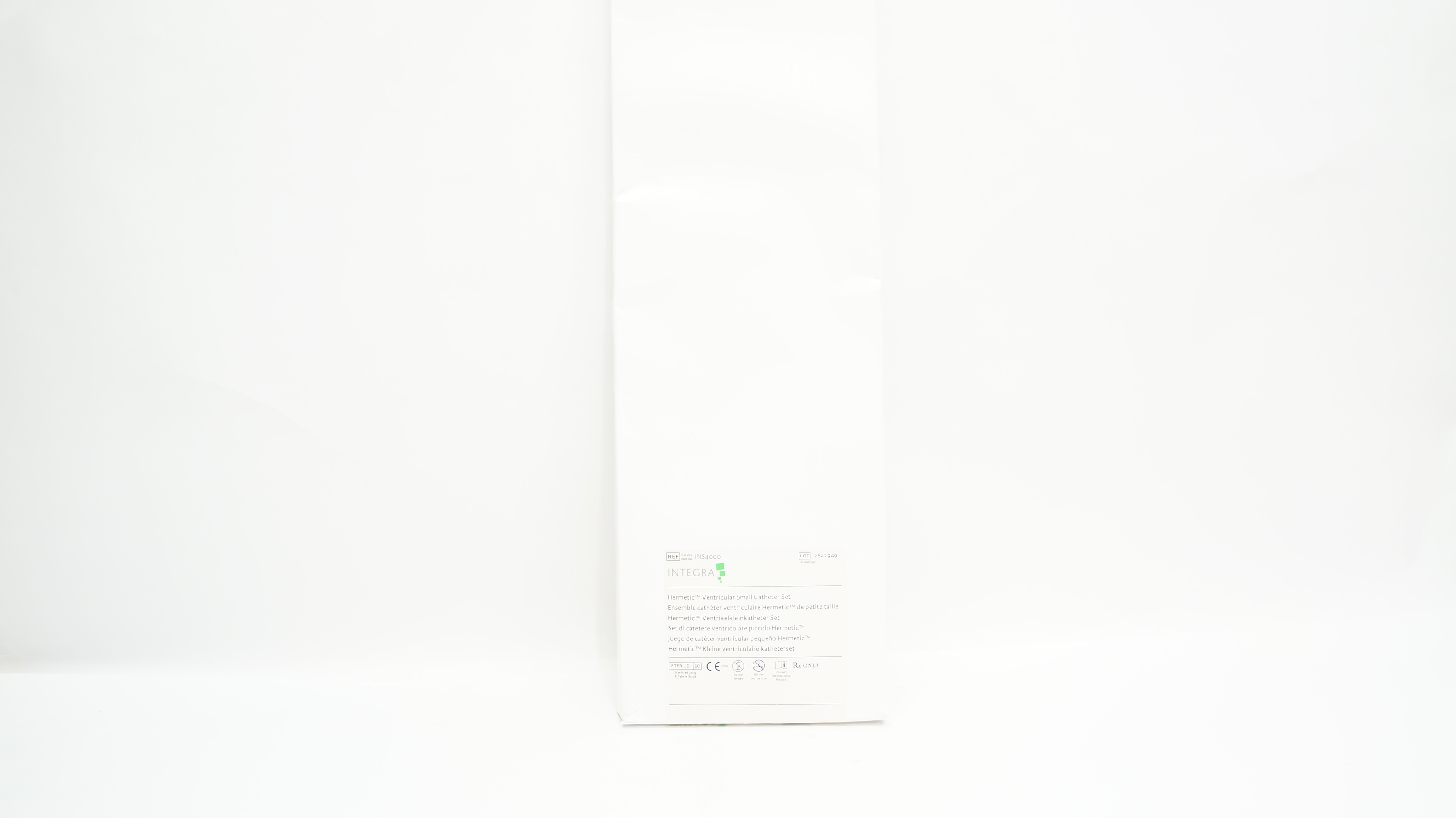 Integra INS4000 Hermetic Ventricular Small Cath. Set (x)