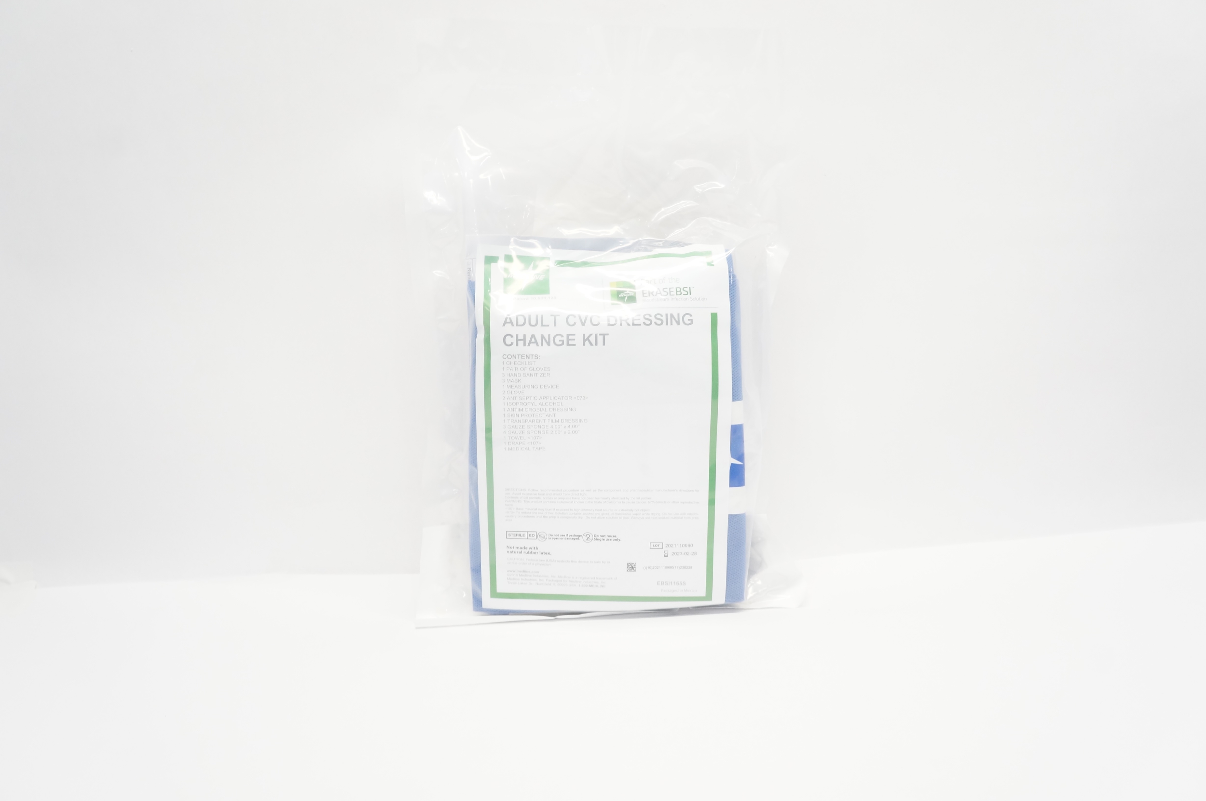 Medline EBSI1165S Erasebsi Adult CVC Dressing Change Kit (x)